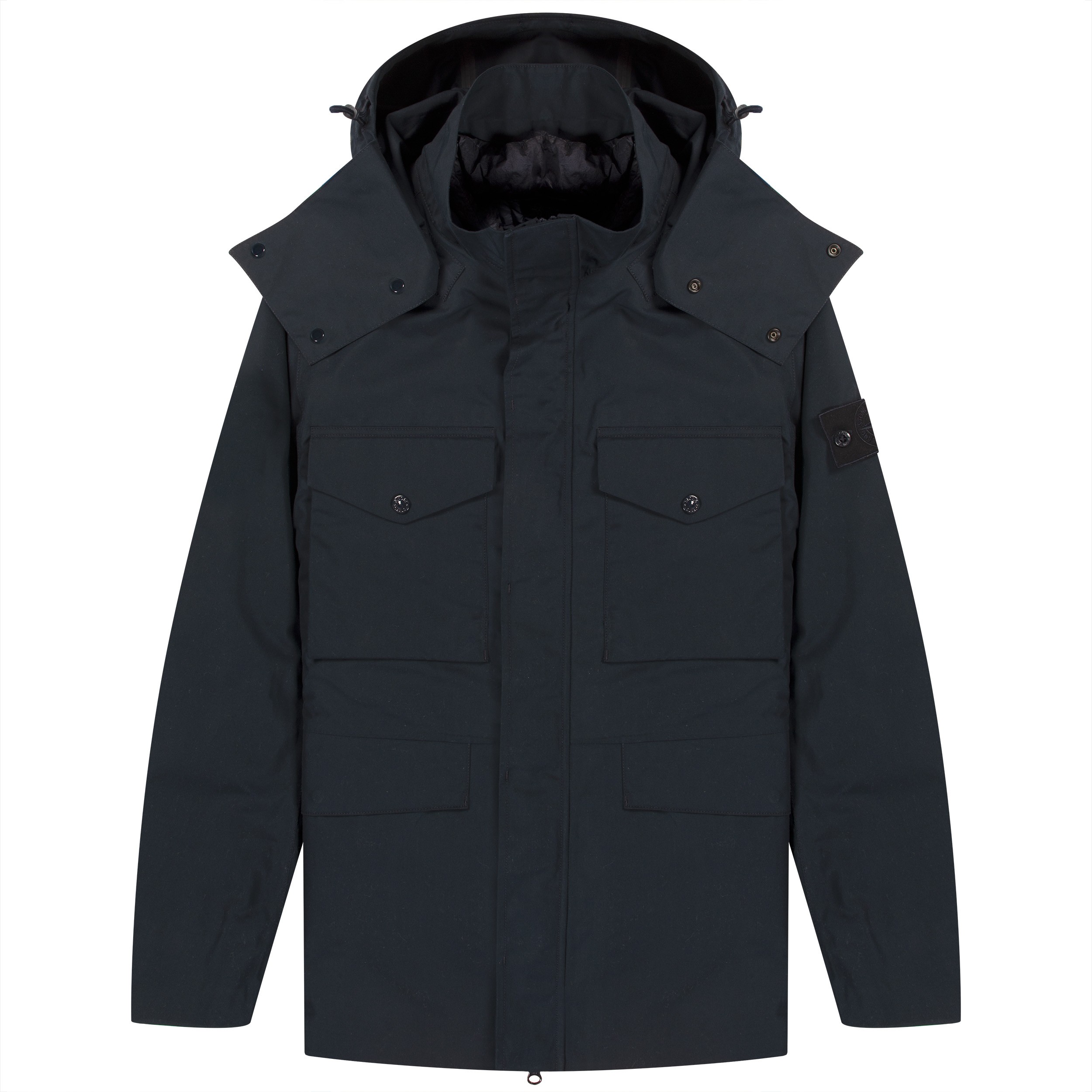 Stone Island 0 Ventile Ghost Field Jacket Navy