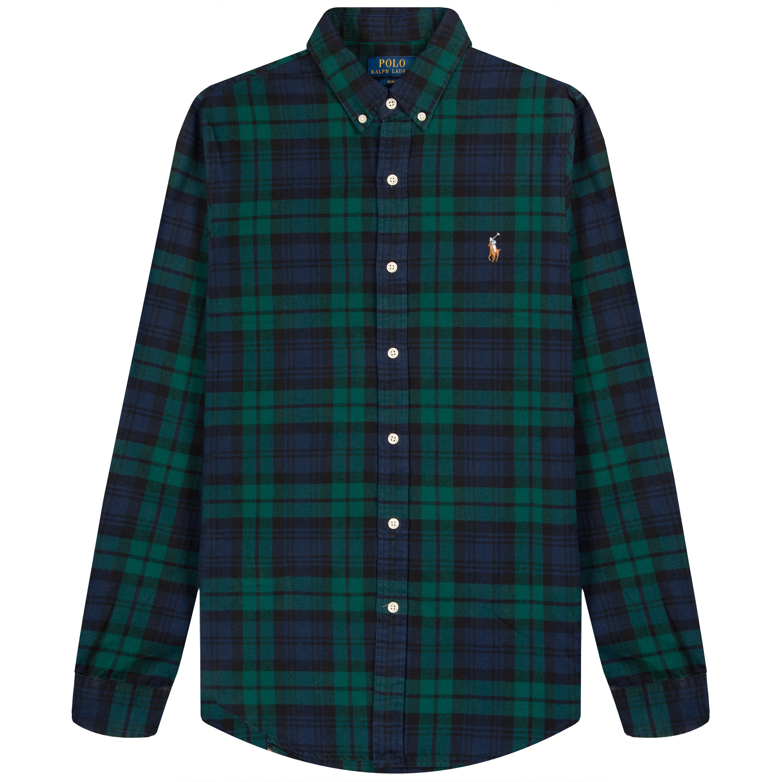 Ralph lauren green check shirt on sale