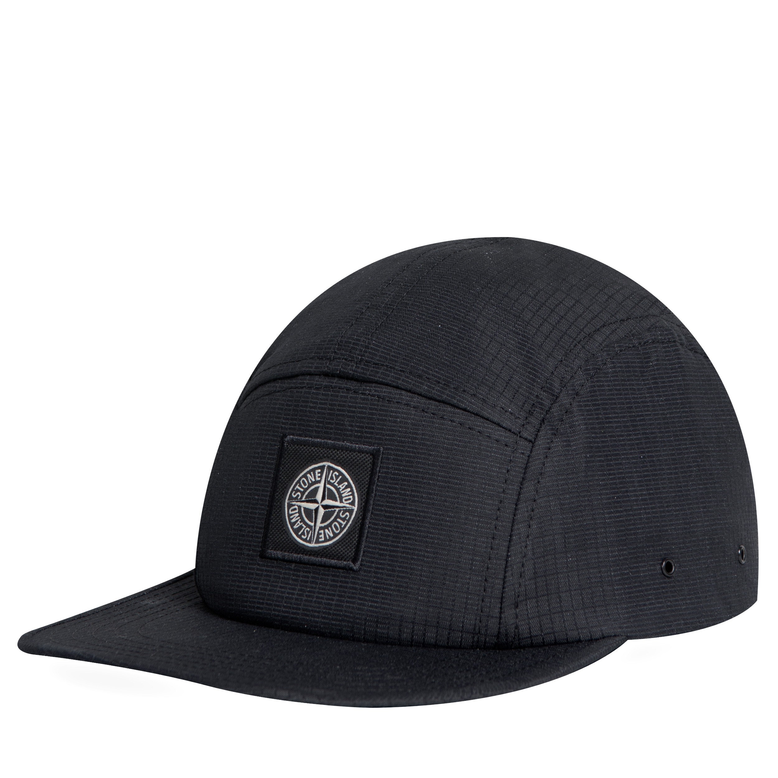 Stone Island Reflective Weave Ripstop Hat Black