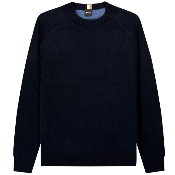 HUGO BOSS Paido Crewneck Sweater Dark Blue