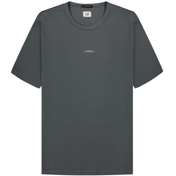 C.P. Company Metropolis Mini Centre Logo T-Shirt Turbulence Grey