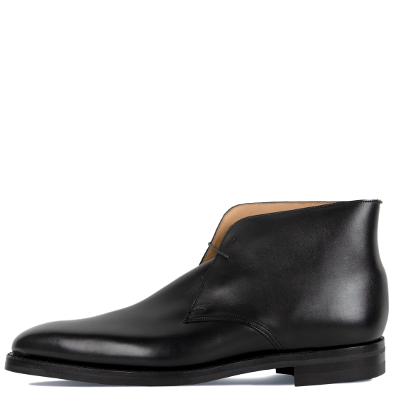 Crockett & Jones Tetbury Leather Ankle Boot Black