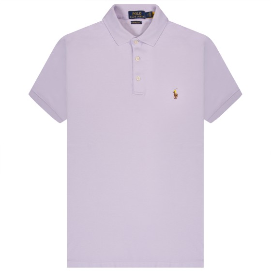 Polo Ralph Lauren Custom Slim Fit Soft Touch Polo Light Lilac