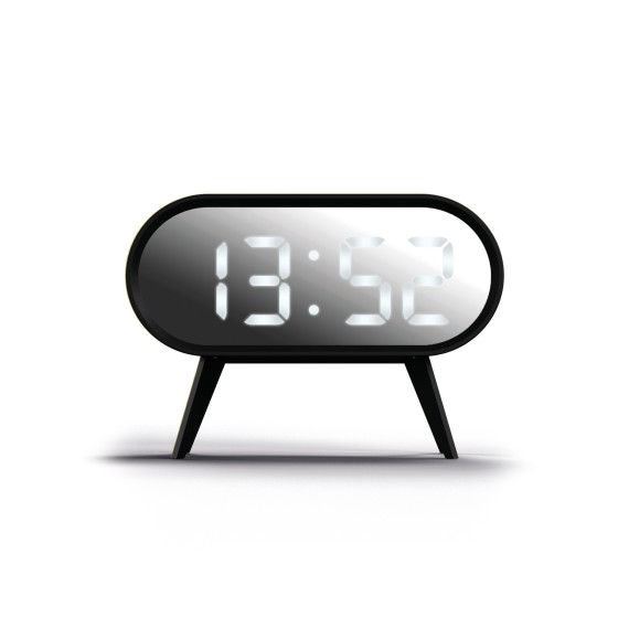 NEWGATE 'Cyborg Digital' LED Clock Black