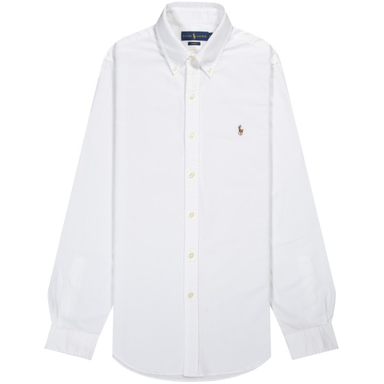 Polo Ralph Lauren Classic Oxford Button Down Shirt White