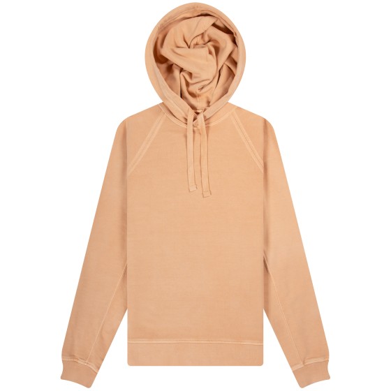 TEN-C 'Labelled' Hooded Sweatshirt Peach