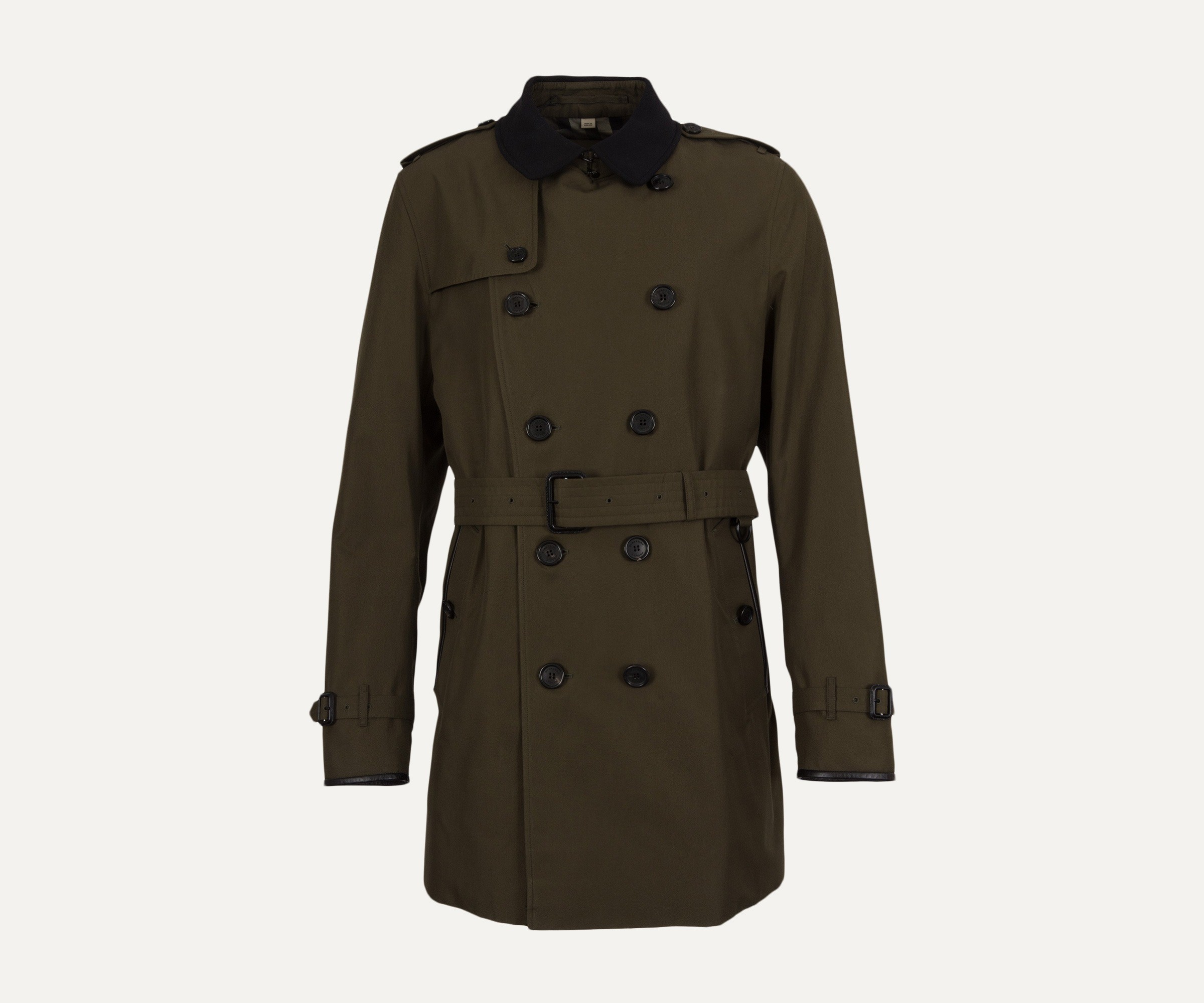 Burberry Classic Made in England Trench Coat Green