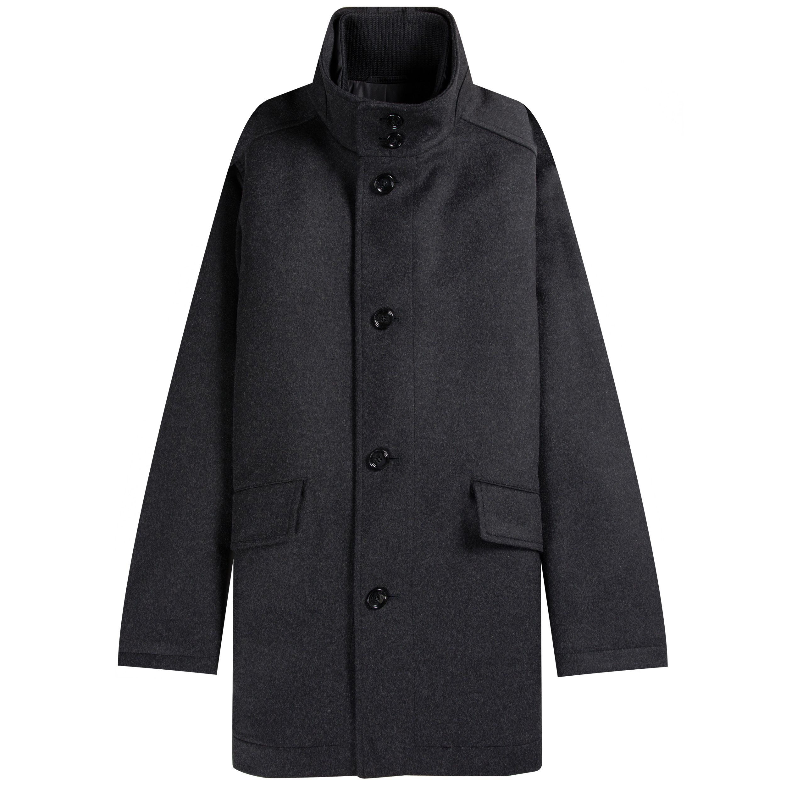 HUGO BOSS 'Coxtan 8' Coat Charcoal