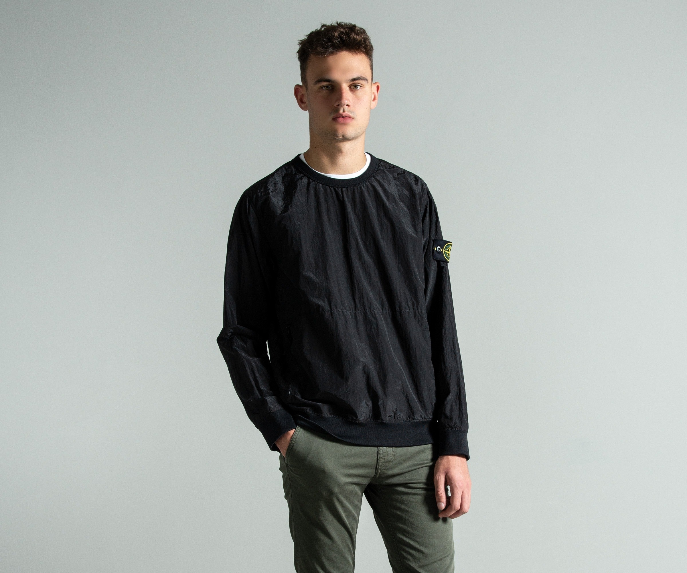 Stone island clearance nylon metal crewneck