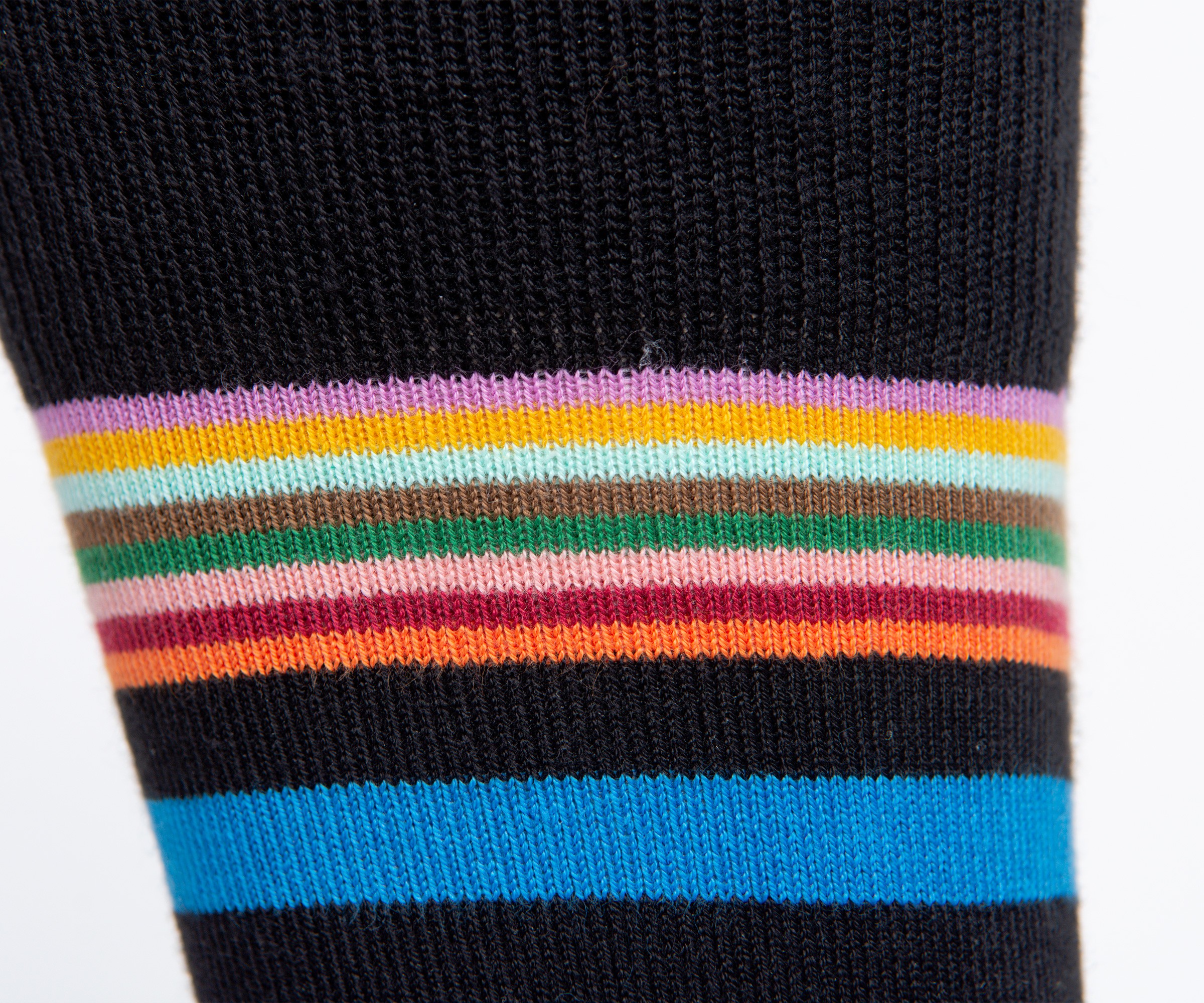 Pocket Socks® Rainbows on Blue –