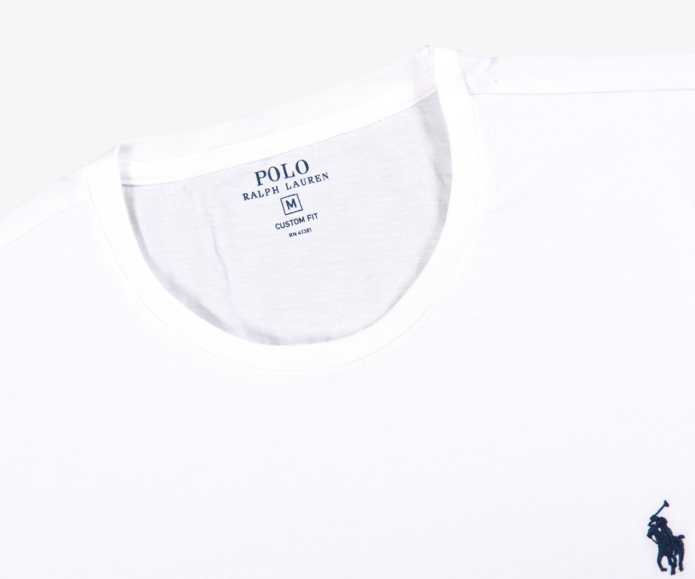 Polo Ralph Lauren Plain Crew Neck T-Shirt White