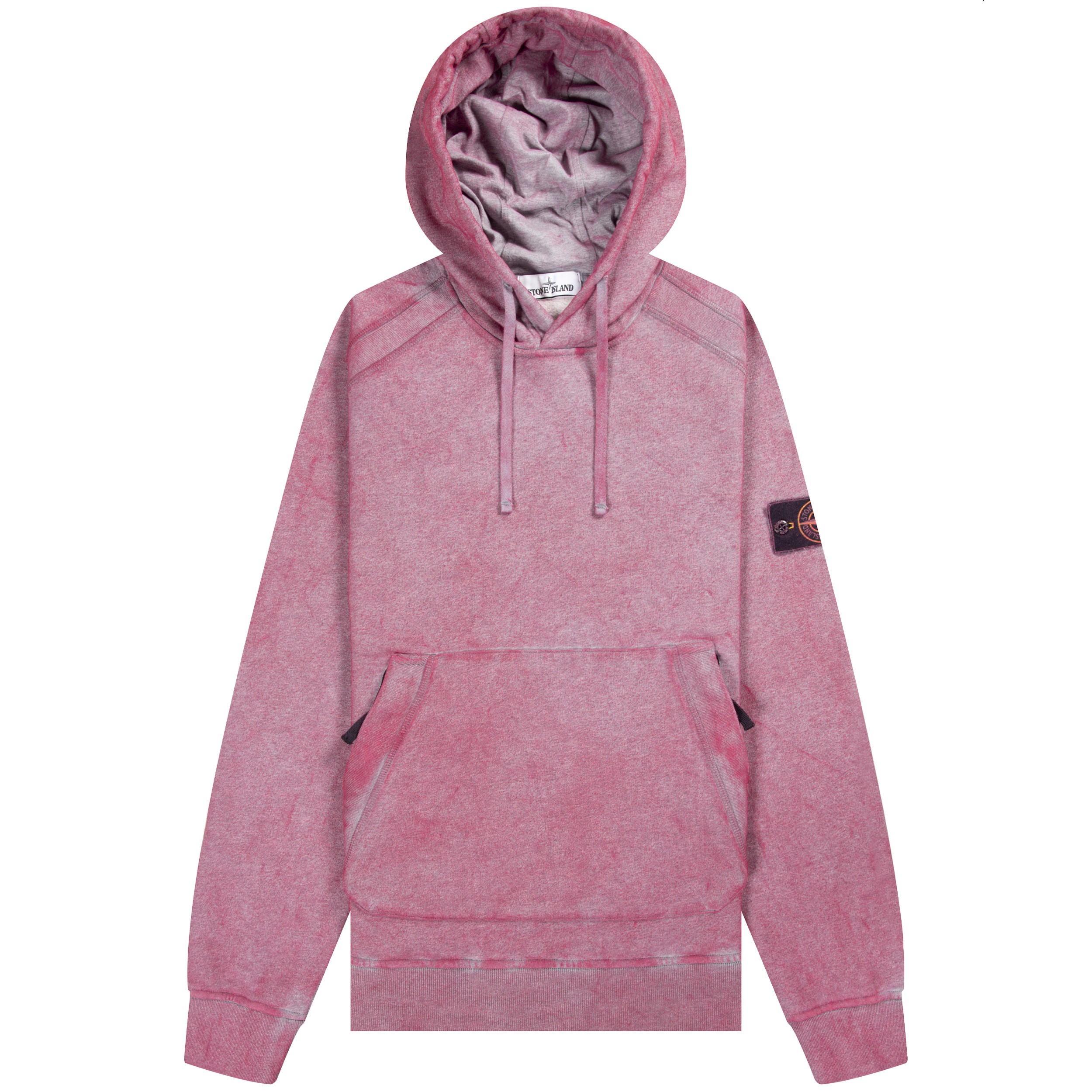 Stone Island Popover Dust Treated Hoody Dust Pink