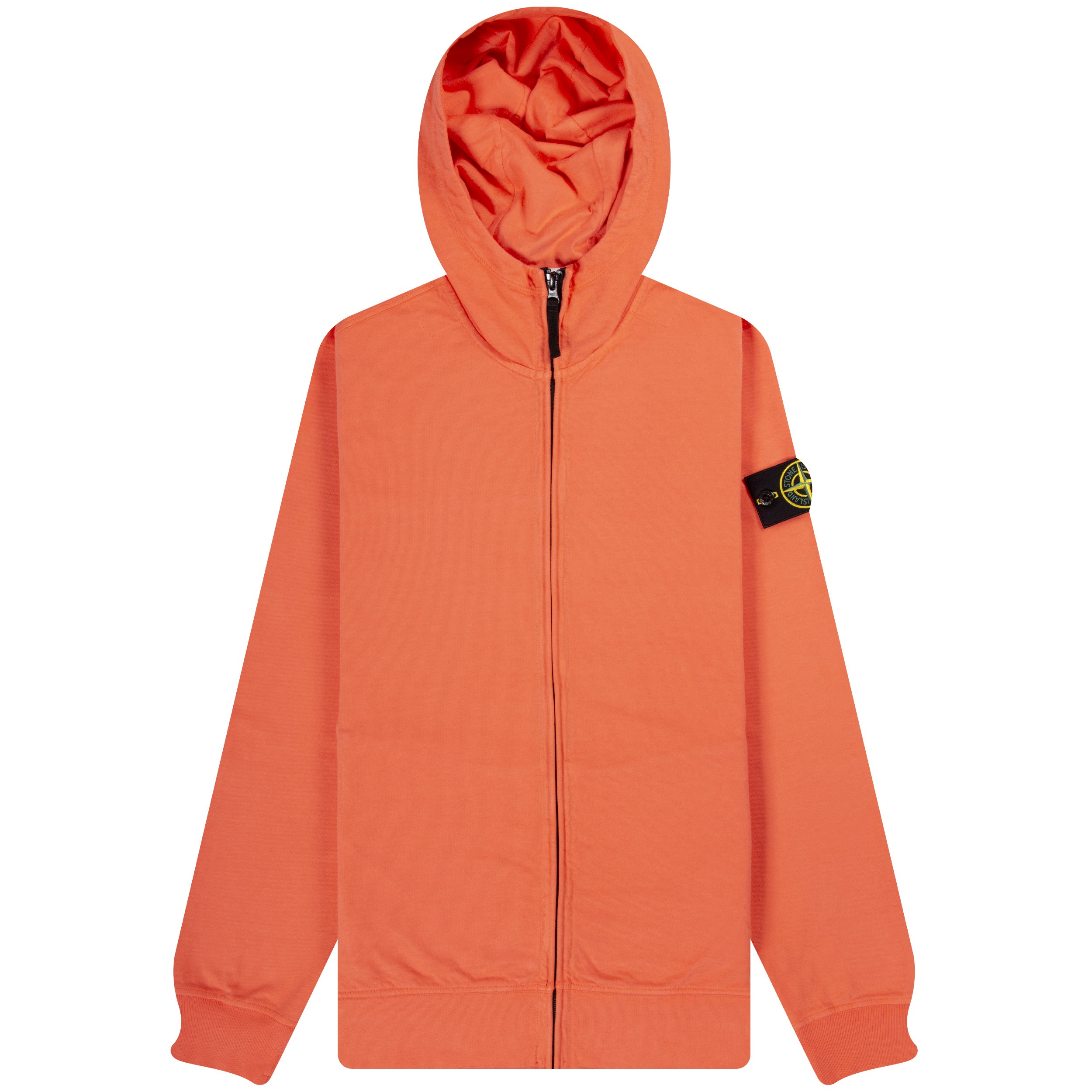 Stone Island 40th Anniversary Hooded Sweatshirt Orange