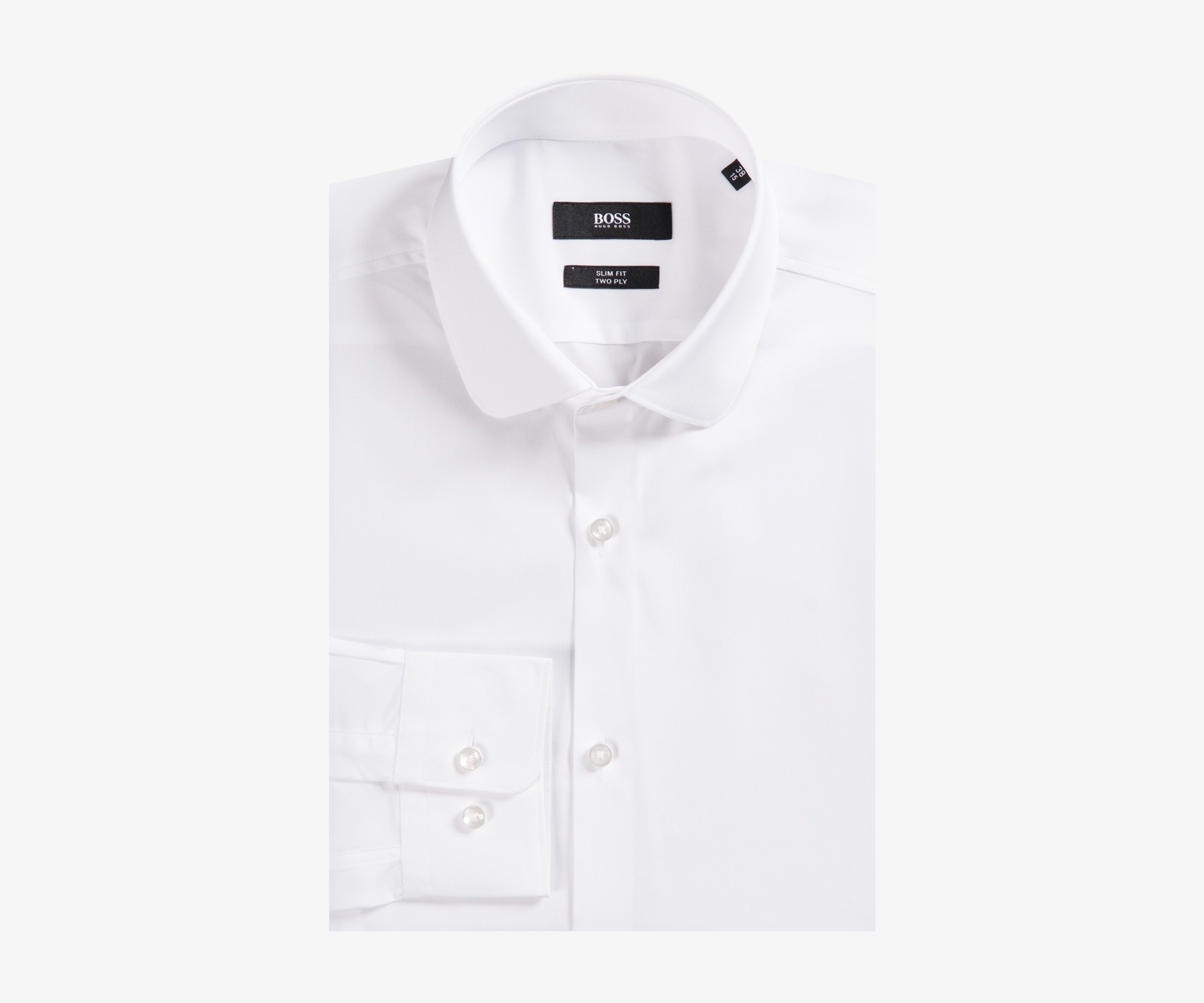 Hugo Boss 'Joshua' Penny Collar Slim Fit Formal Shirt White