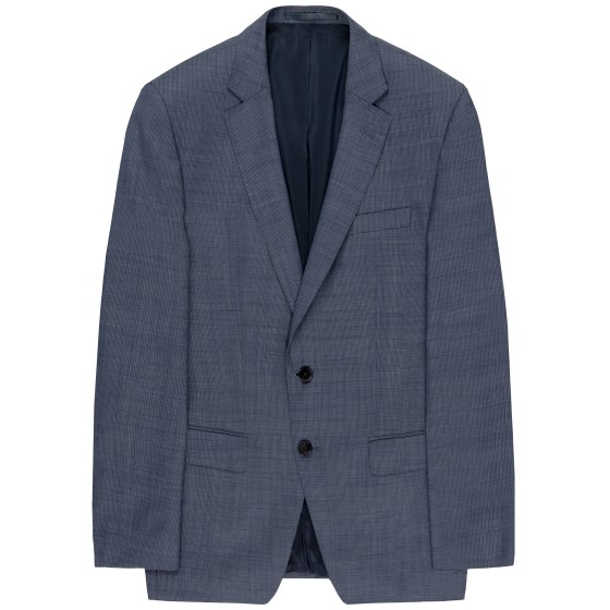 HUGO BOSS Genius5 Salt & Pepper Suit Navy