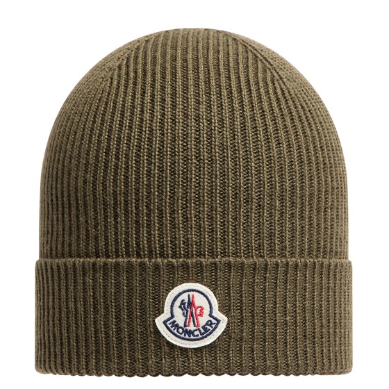 Moncler Berretto Classic Beanie Khaki