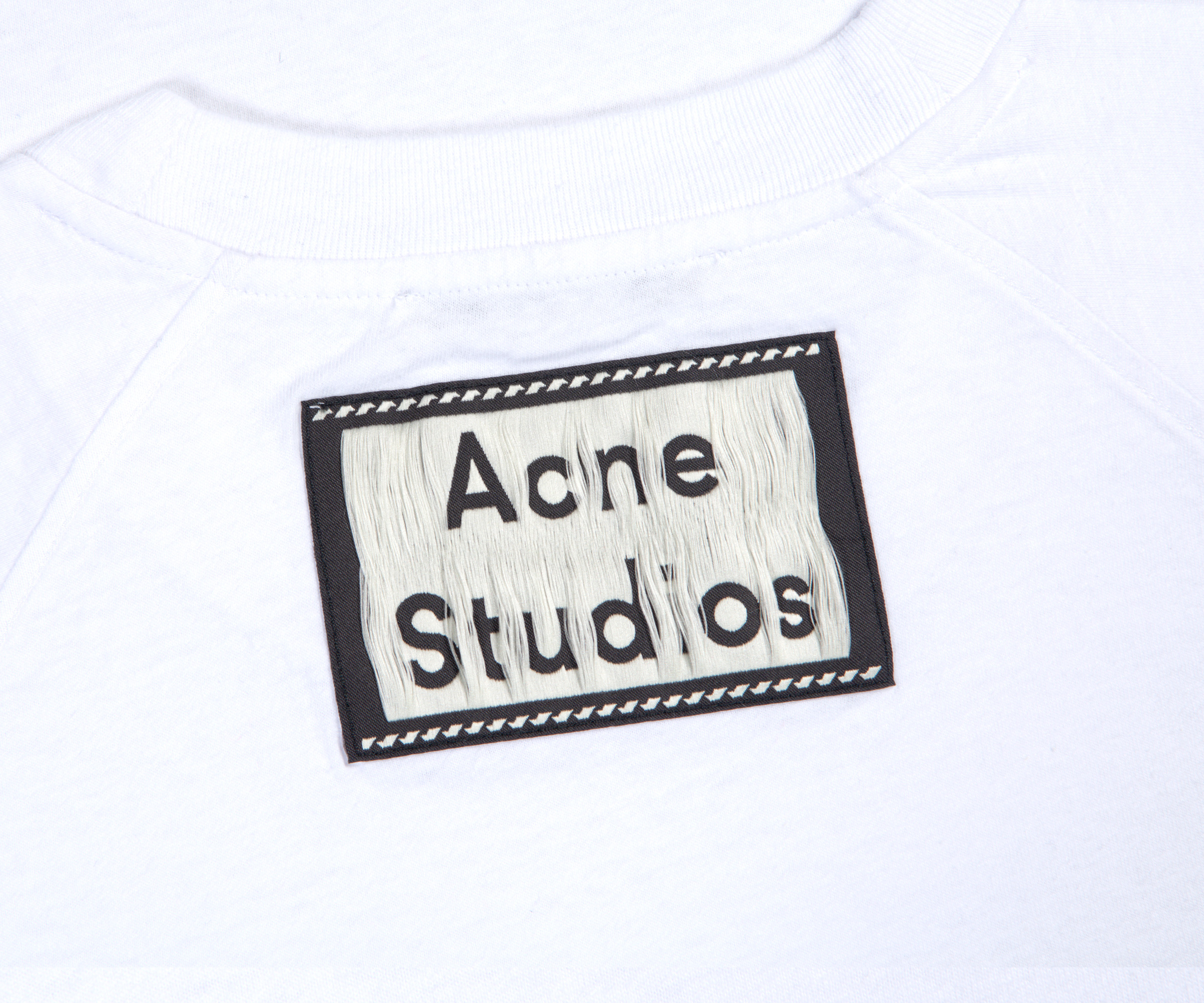Acne Studios Reverse Label Pocket T-Shirt Optic White