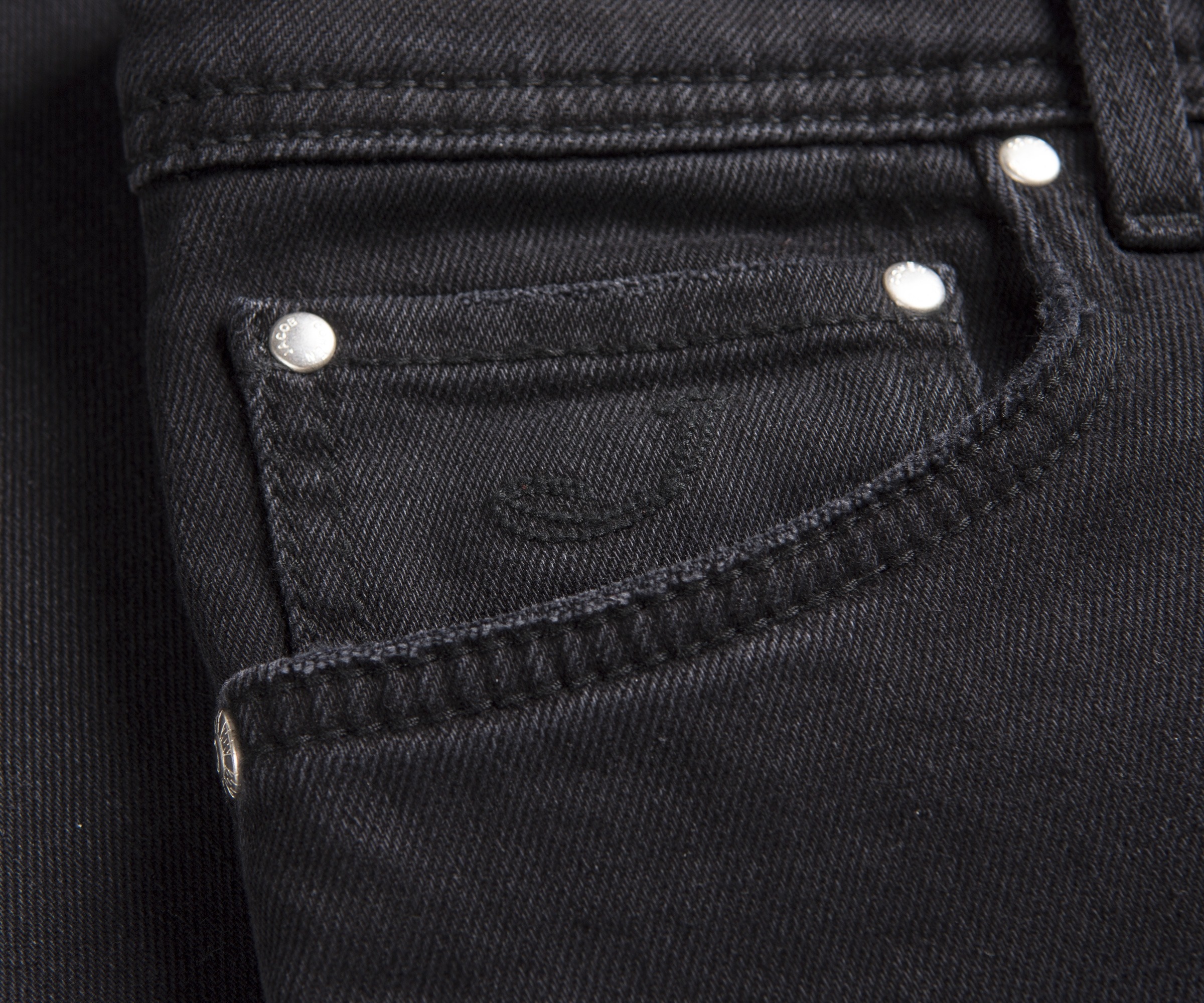 Jacob Cohën Handmade Tailored Jeans Washed Black