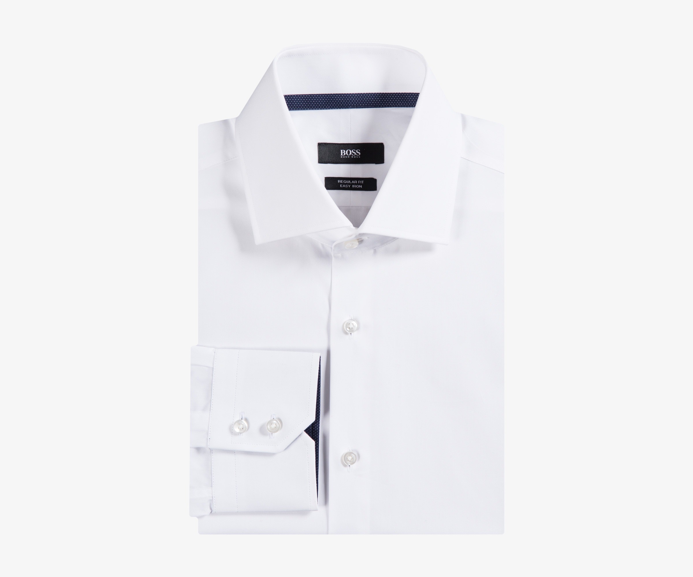 Hugo Boss 'Gregory' Classic Plain Shirt White