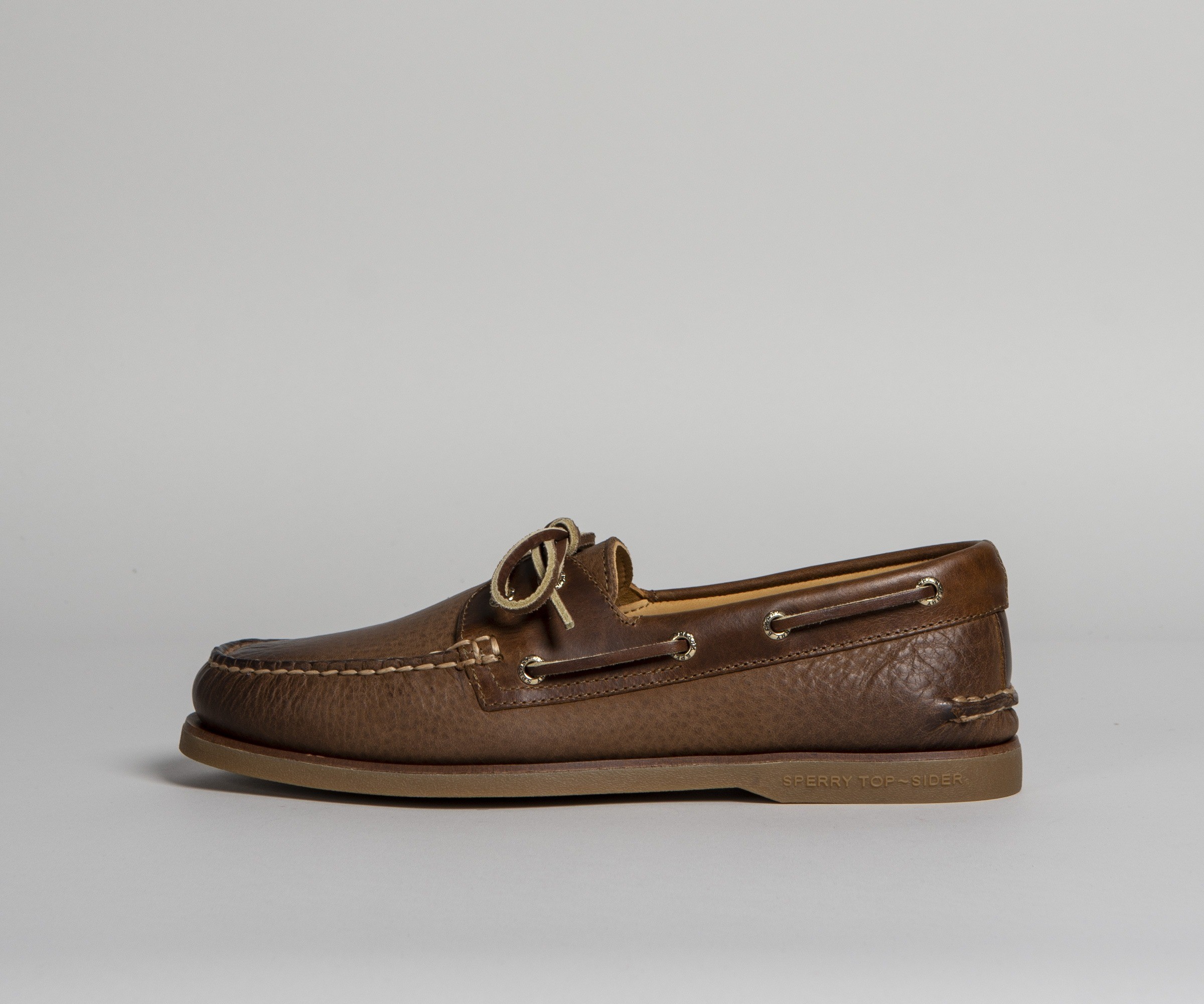 Sperry 'Top-Sider - 2-Eye Titan' Gold Cup Luxury Boat Shoes Tan