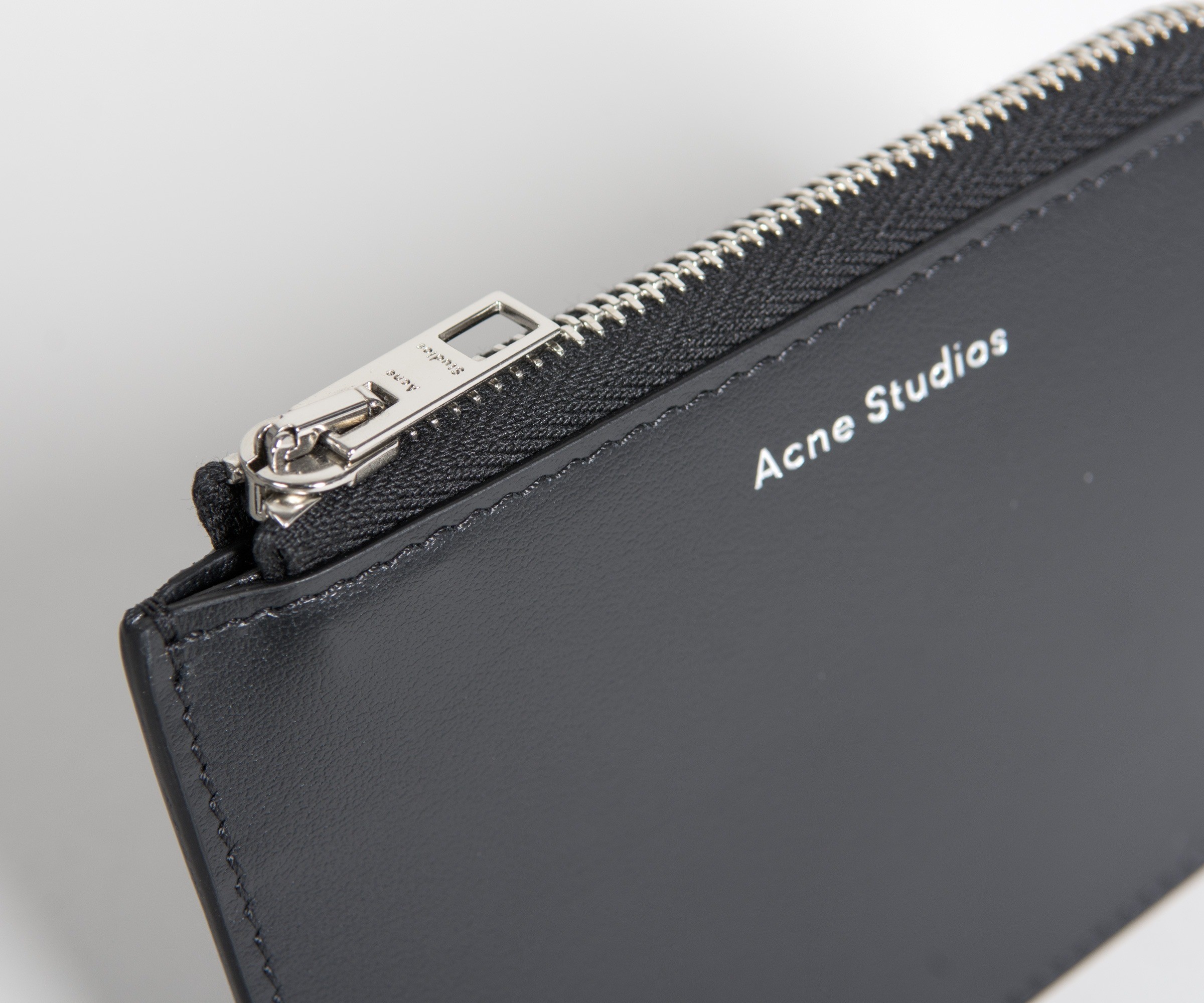 Acne Studios 'Garnet' Leather Coin Wallet Black
