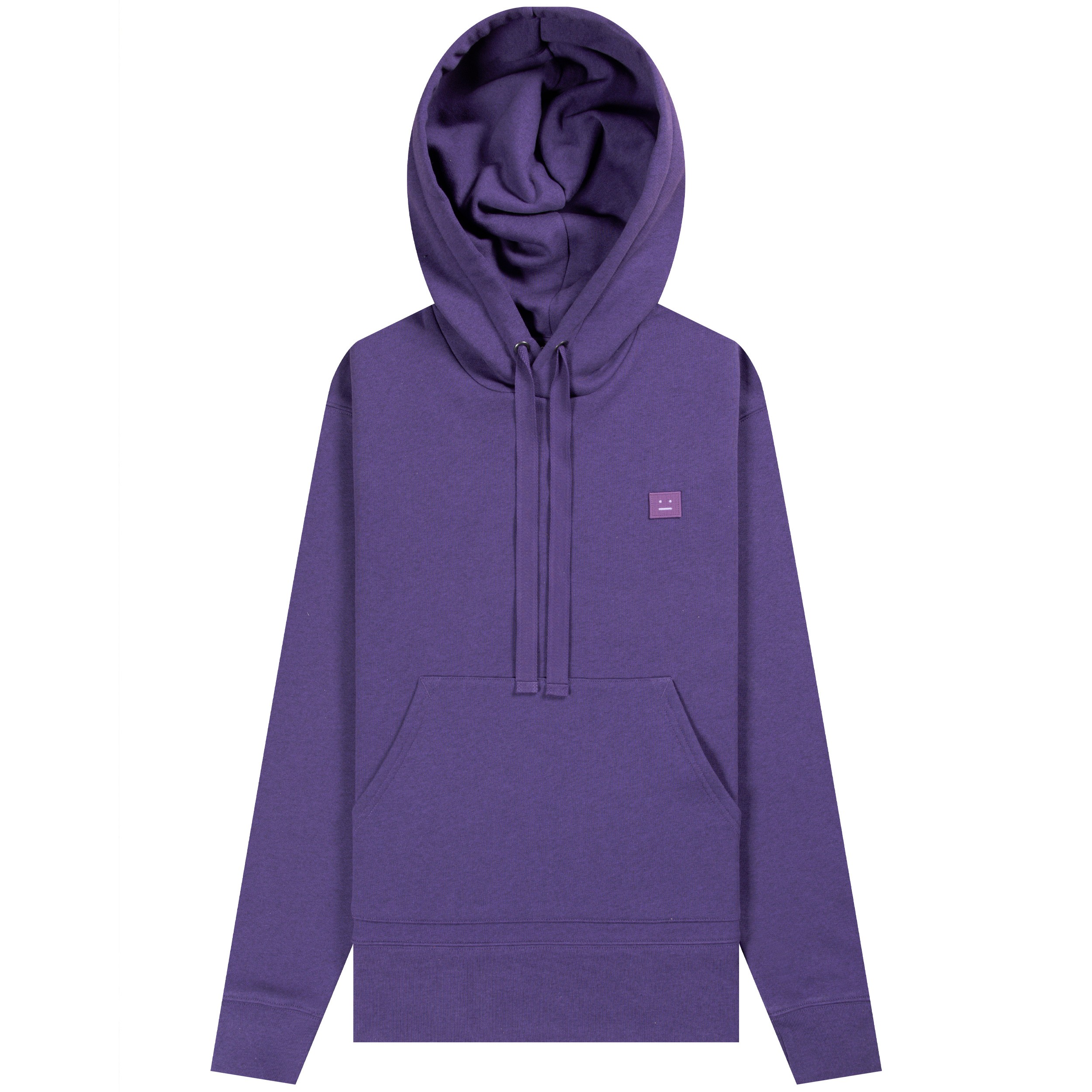 Acne Studios 'Ferris Face' Hooded Sweatshirt Electric Purple