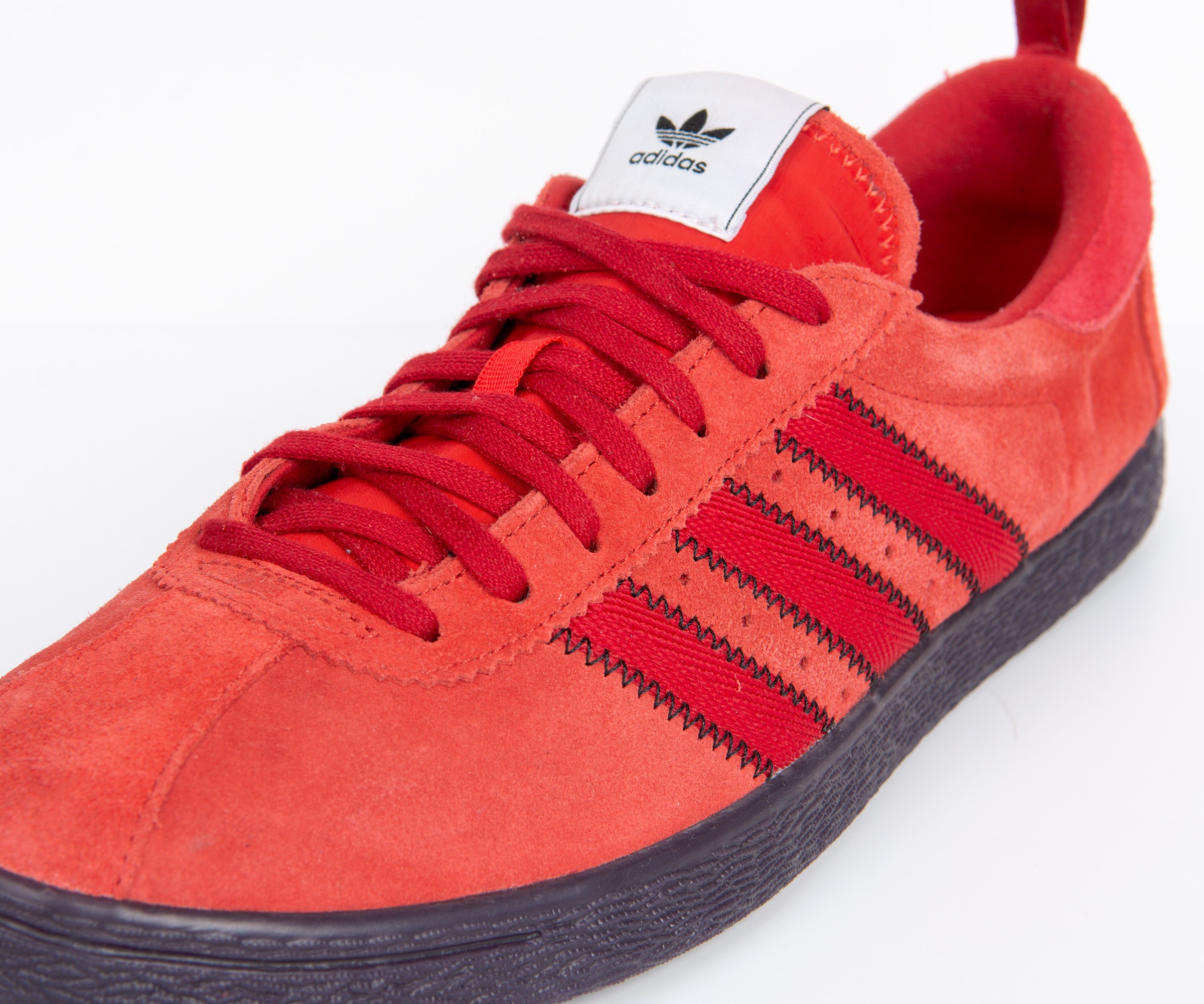 C.P. Company Archive x ADIDAS Tobacco Trainers - ST Brick/Night Red/Surf Red