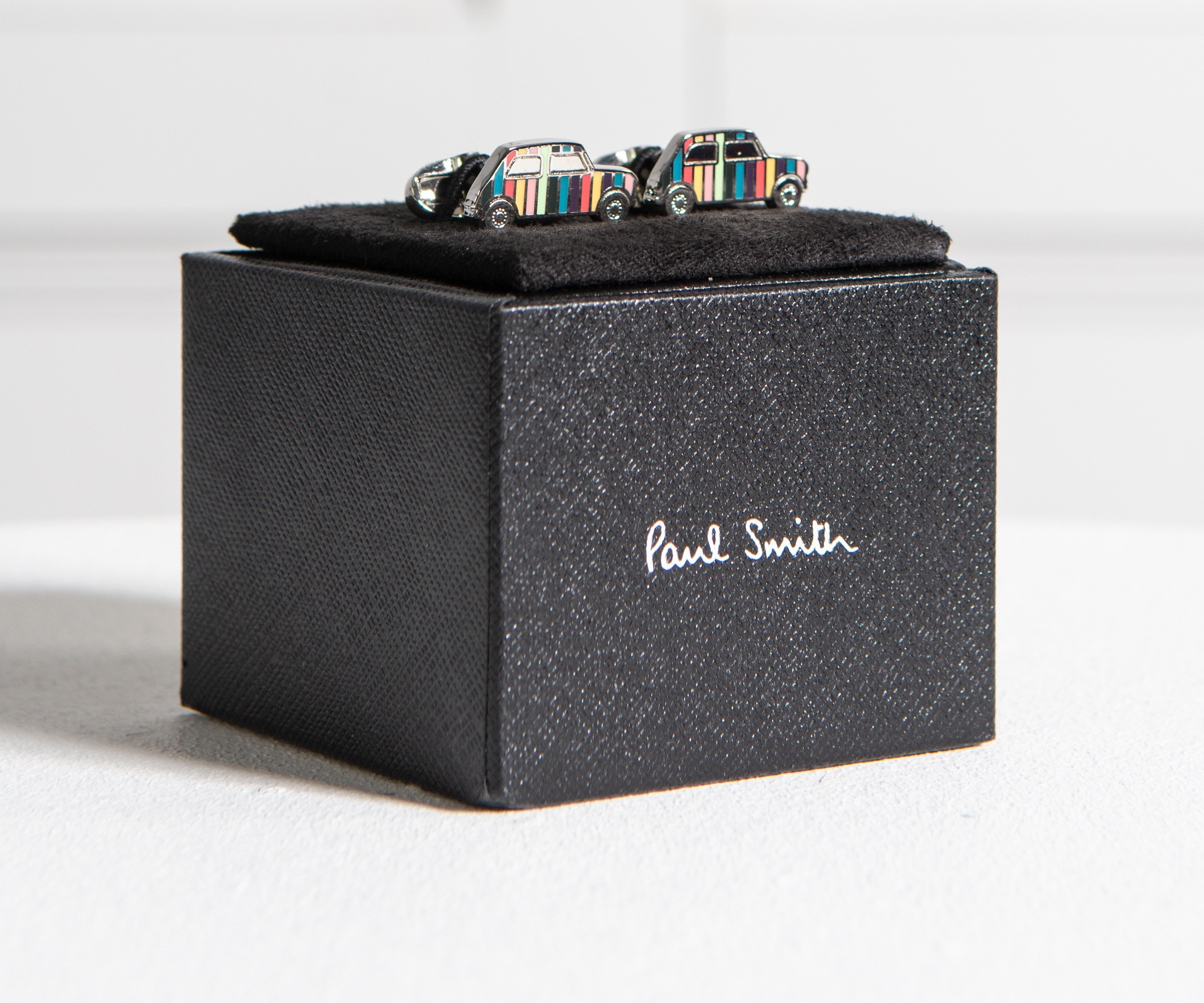 Paul Smith 'Artist Stripe' Mini-Car Cufflinks