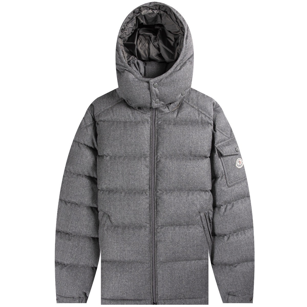 Moncler 'Montgenevre' Hooded Jacket Grey