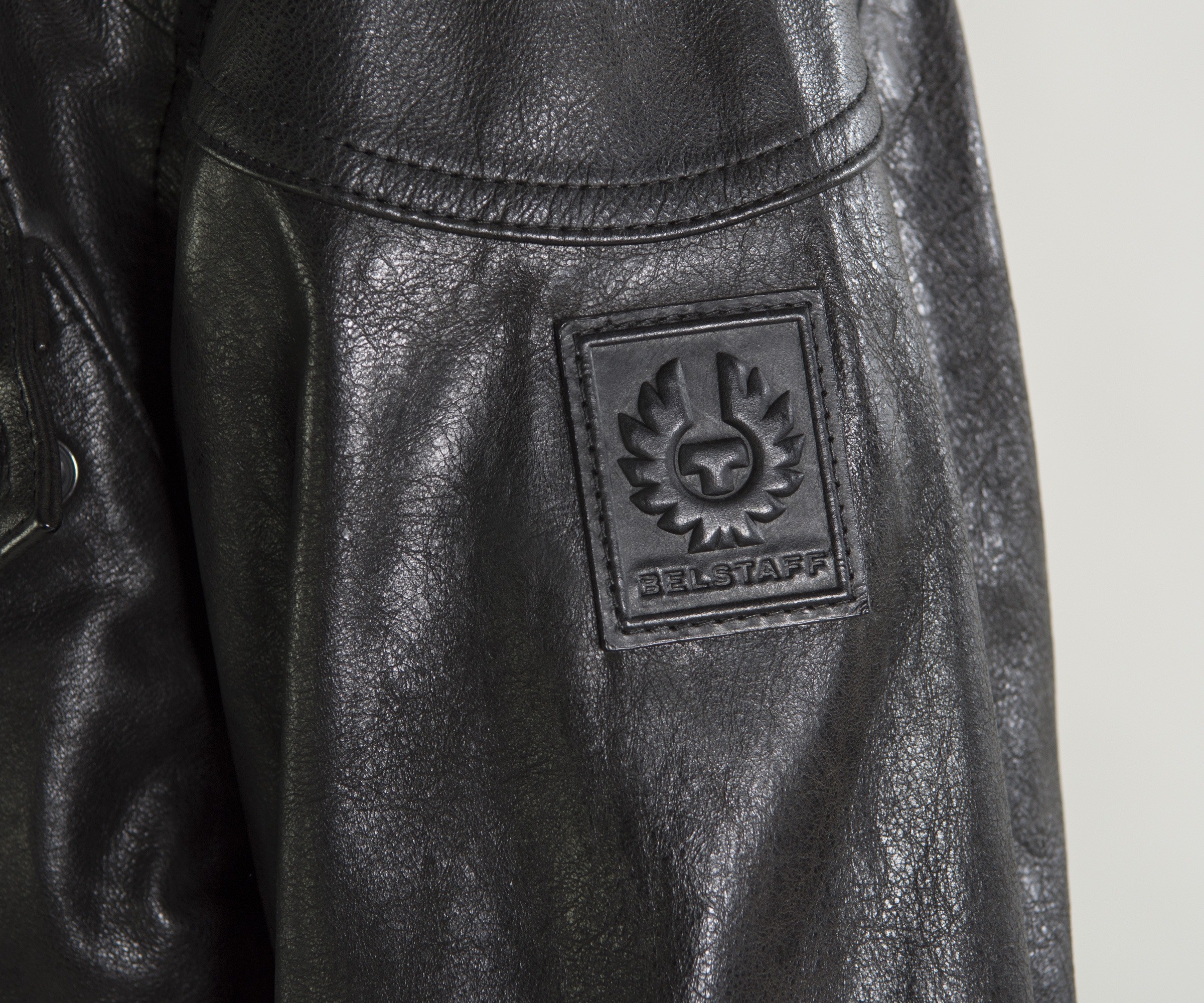 Panther' Leather Jacket Black