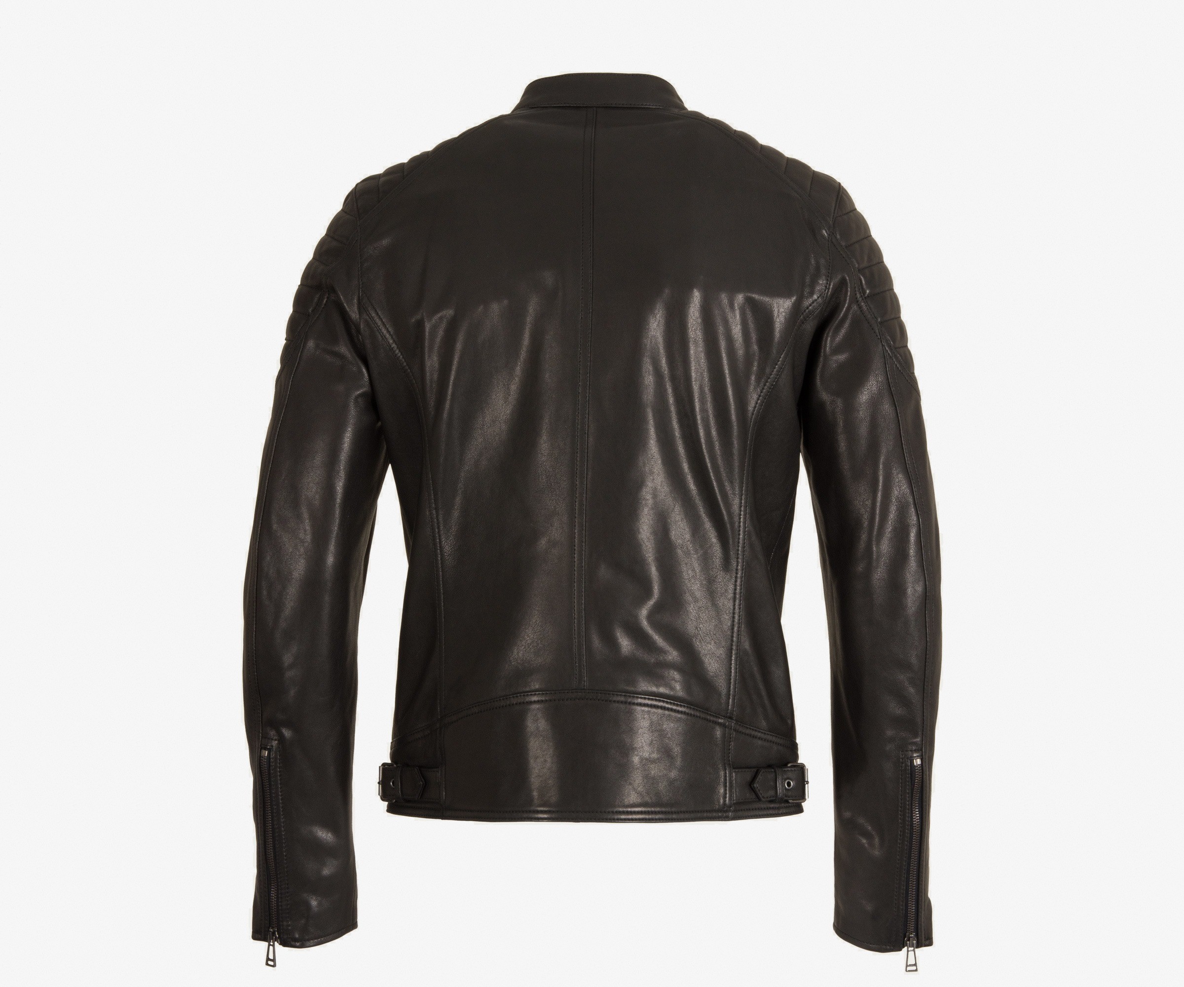 Belstaff 'Stoneham' Leather Jacket Black