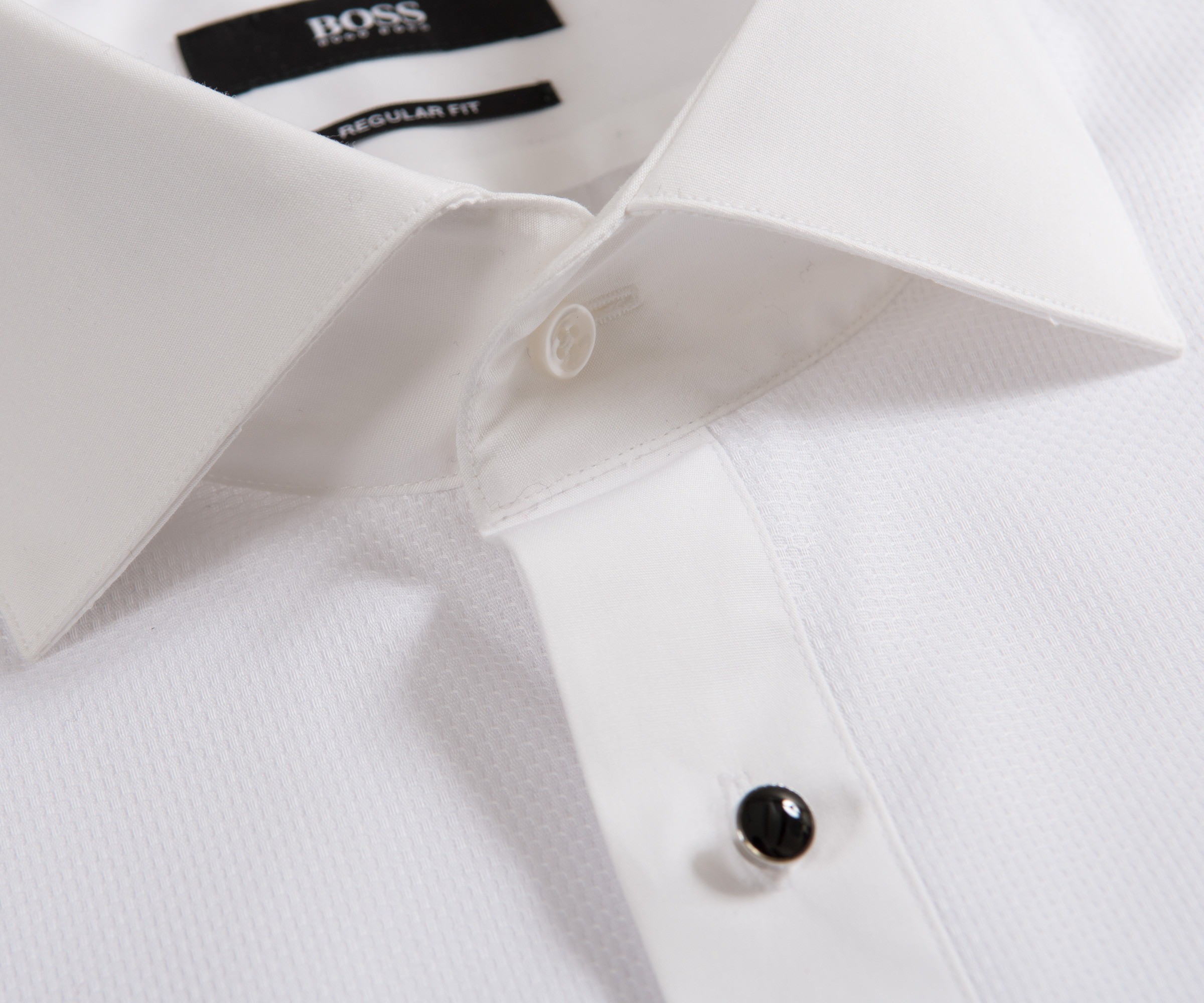Hugo Boss 'Gustavo' Evening Double Cuff Dress Shirt White