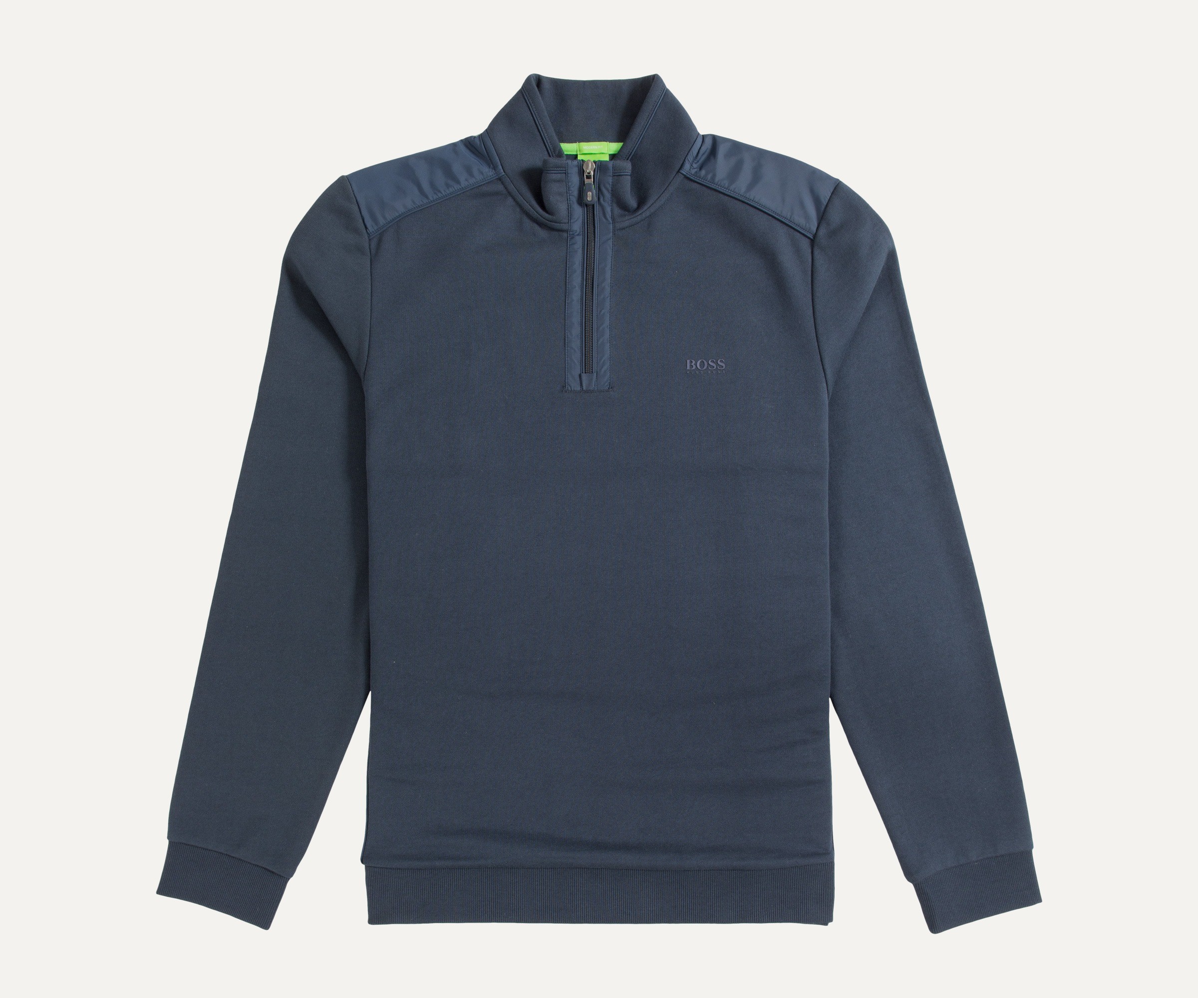 Hugo Boss Green 'Sweat 1' Shoulder Detailed Sweatshirt