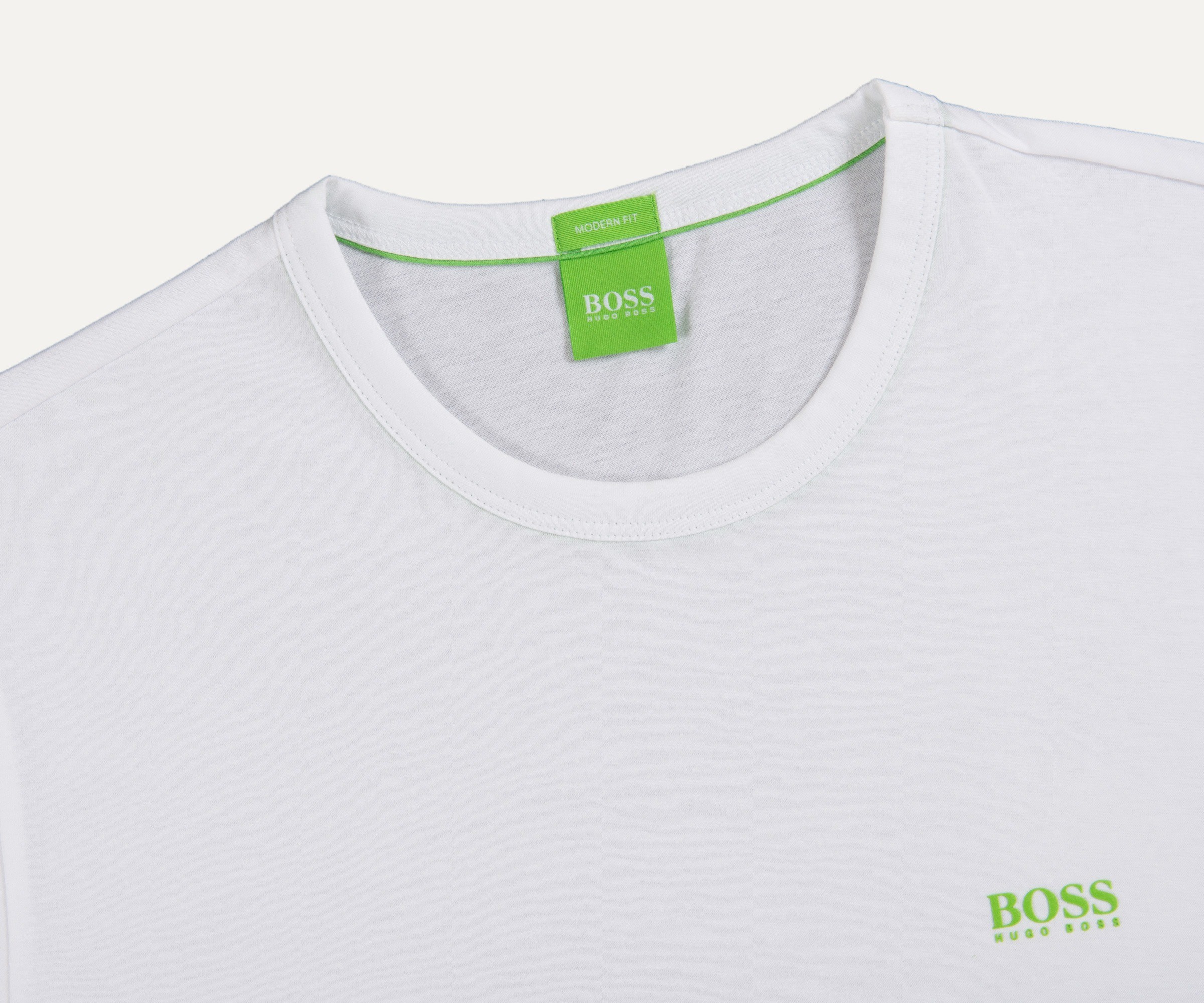 Hugo Boss Green Logo Printed T-Shirt