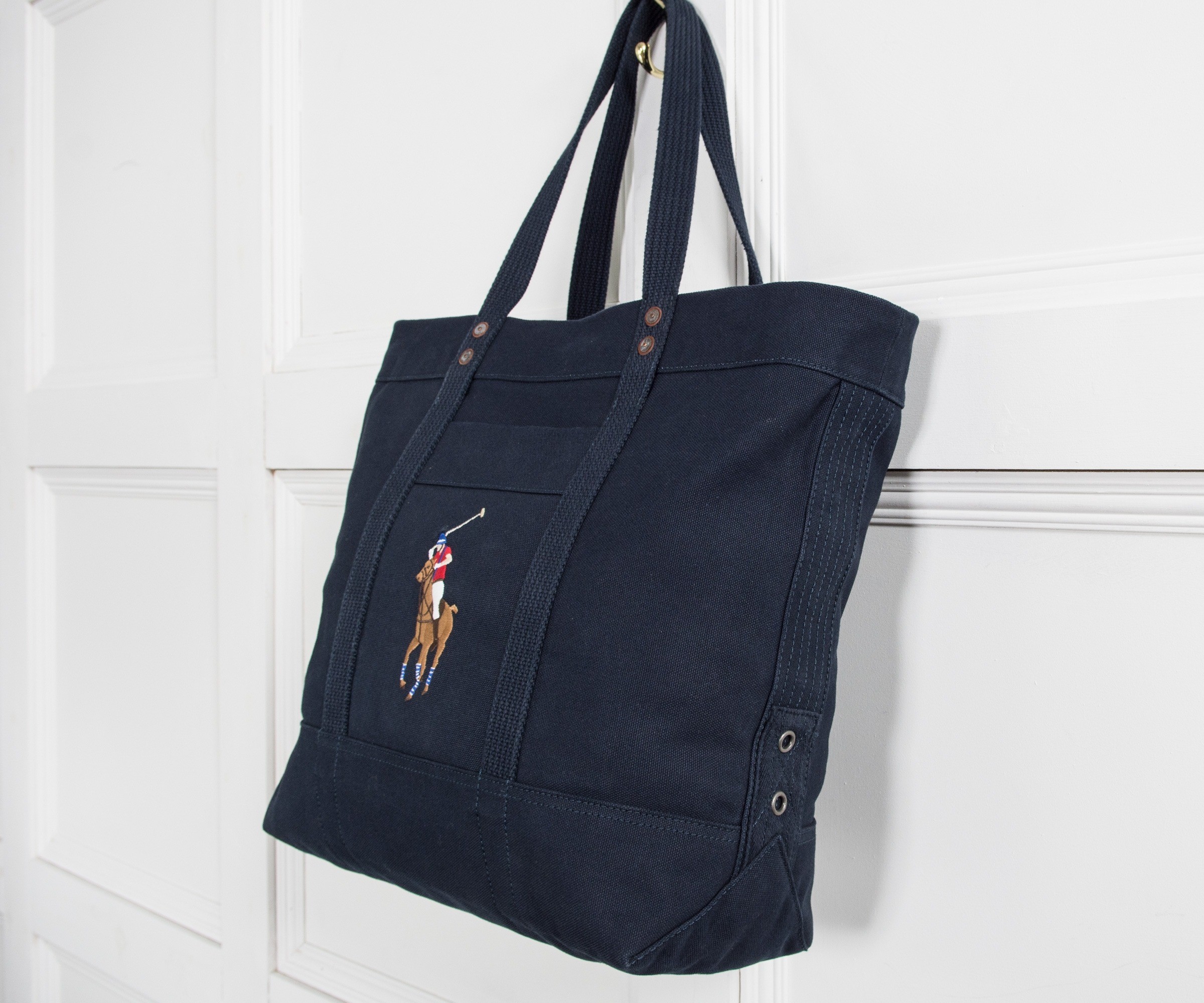 Polo Ralph Lauren Canvas Tote Bag Navy