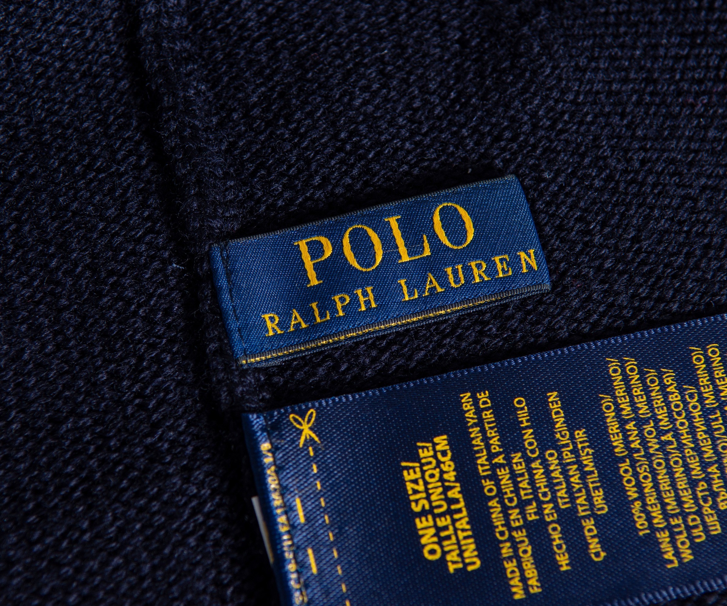 Polo Ralph Lauren Classic Wool Beanie Blue