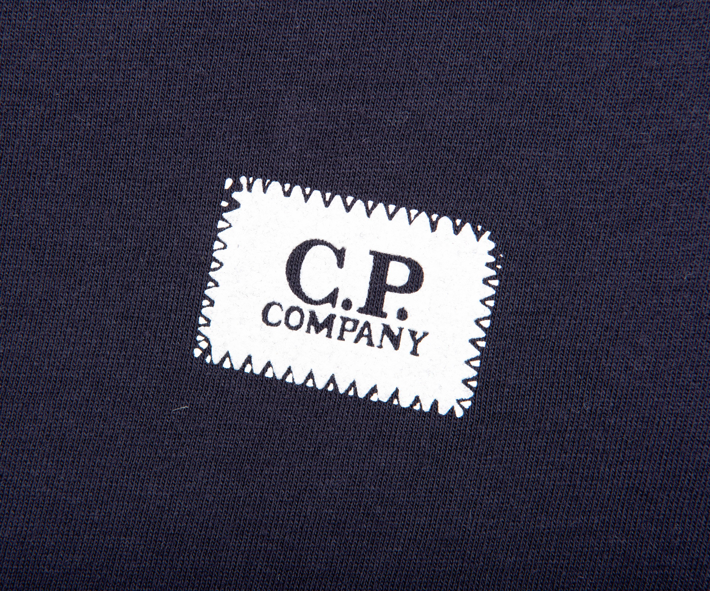 C.P. Company CP Company 'Jersey Logo' Badge T-Shirt Black