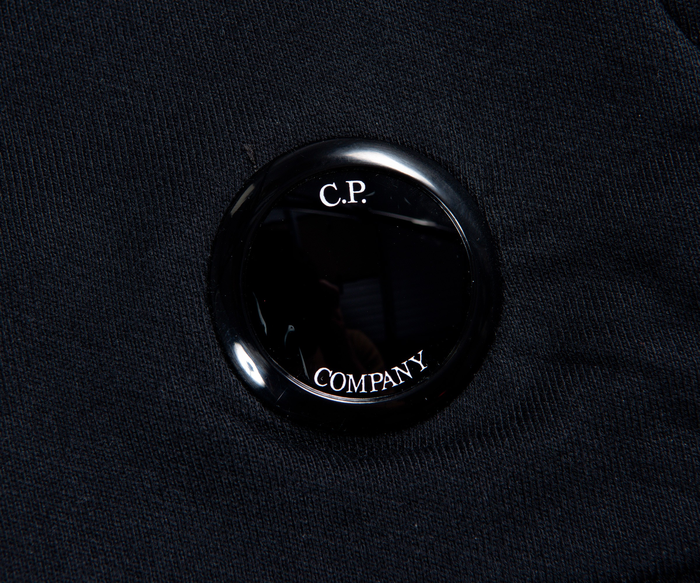 CP Company 'Diagonal Pocket Lens' Bermuda Shorts Black