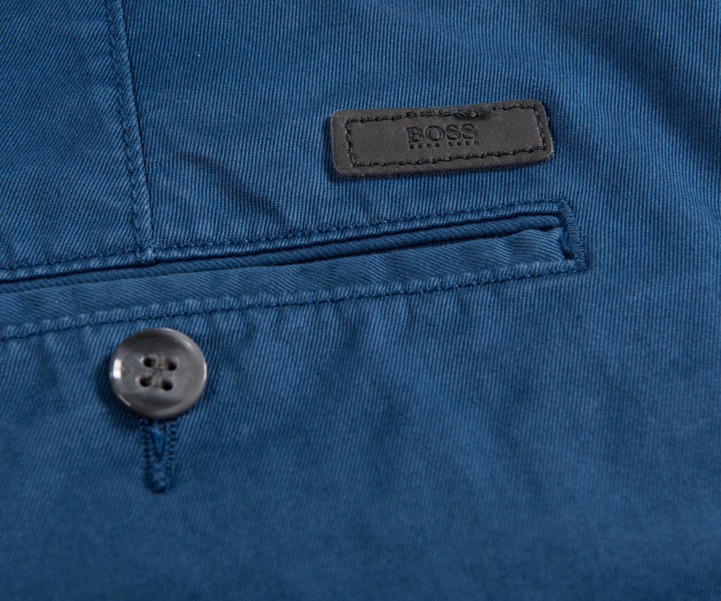 Hugo Boss 'Crigan2-D' Regular Fit Heavy Cotton Chinos Blue