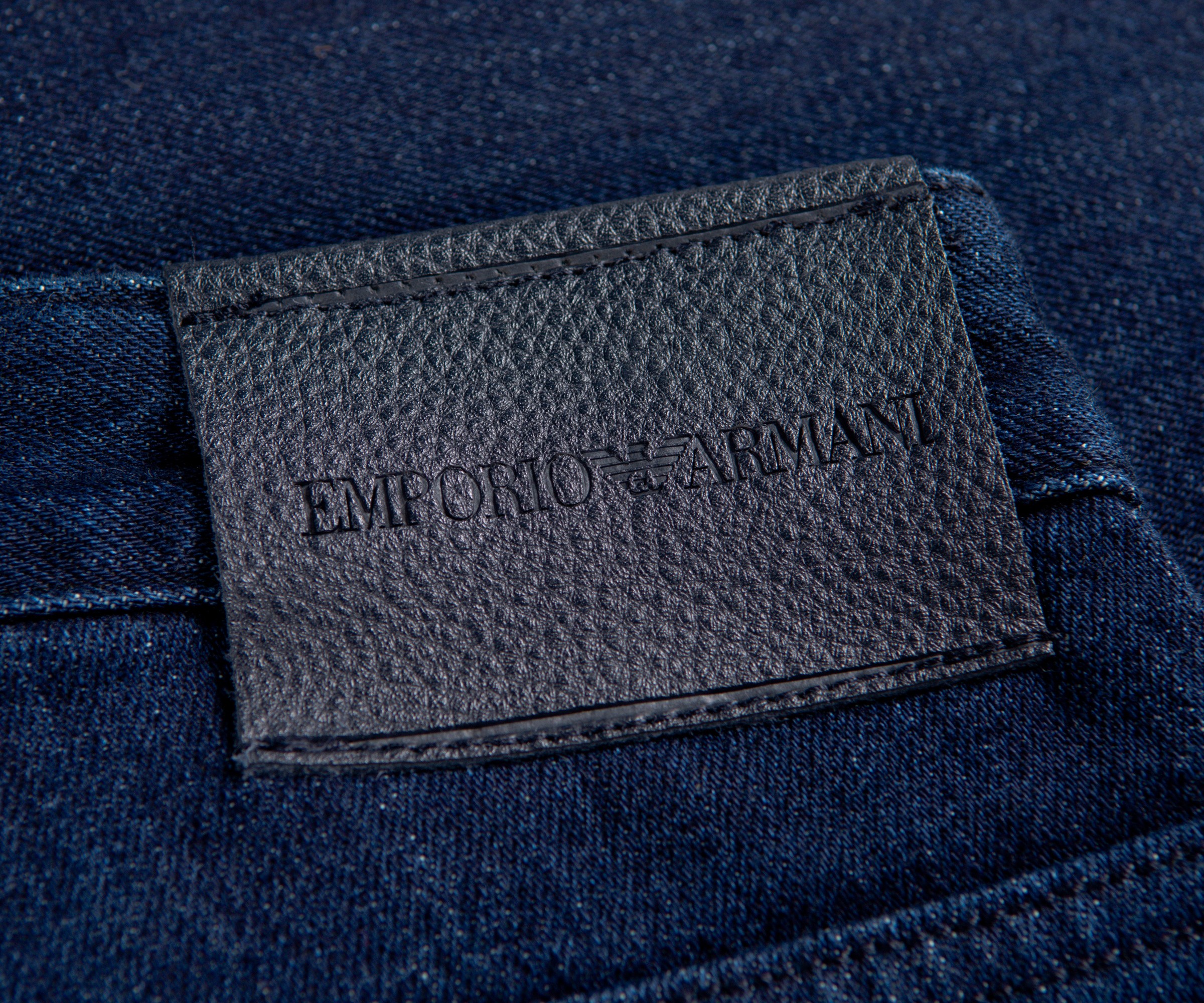 Emporio Armani J06 Super Dark Denim Jeans Navy