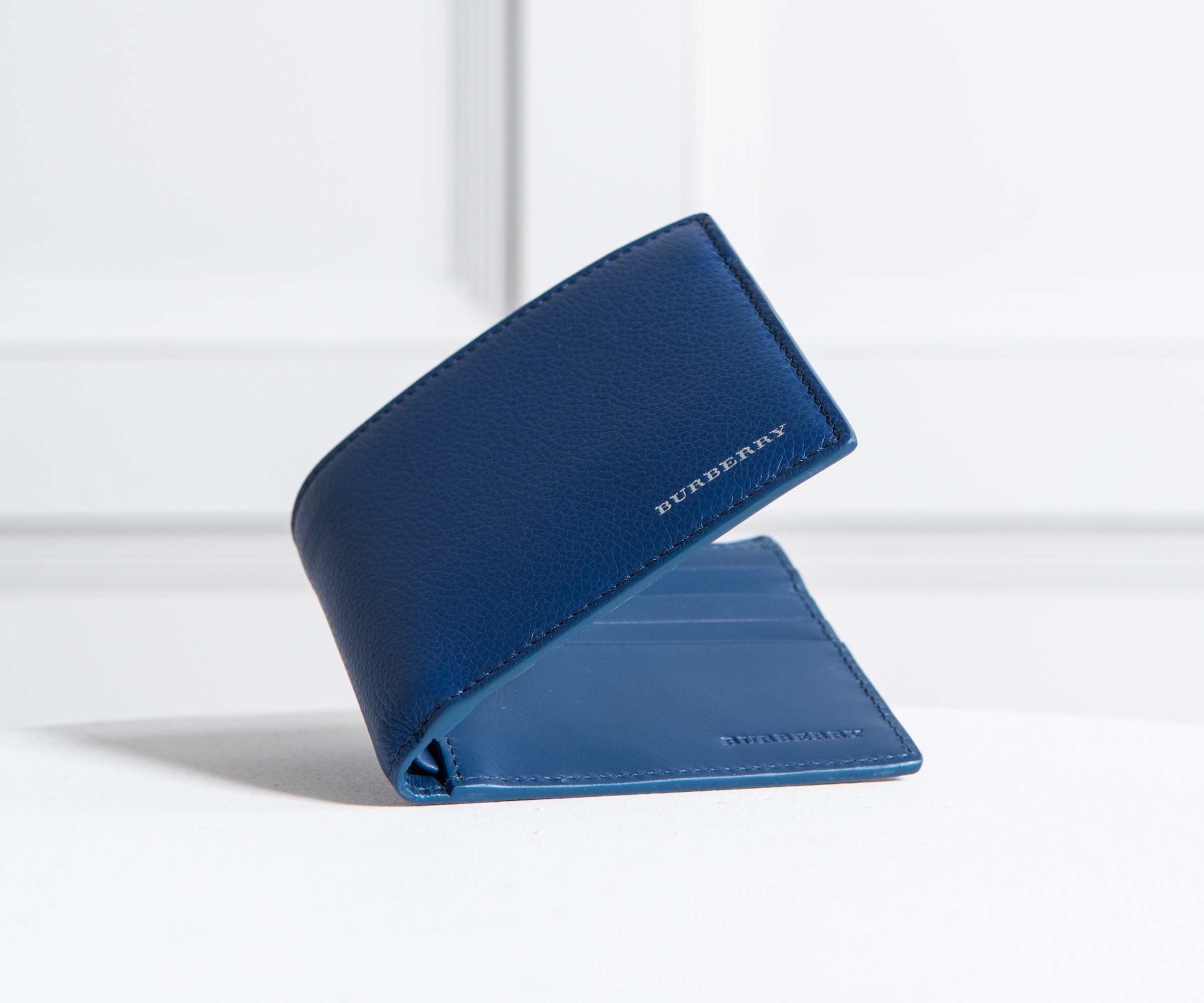Burberry Folding Wallet in Blue for Men