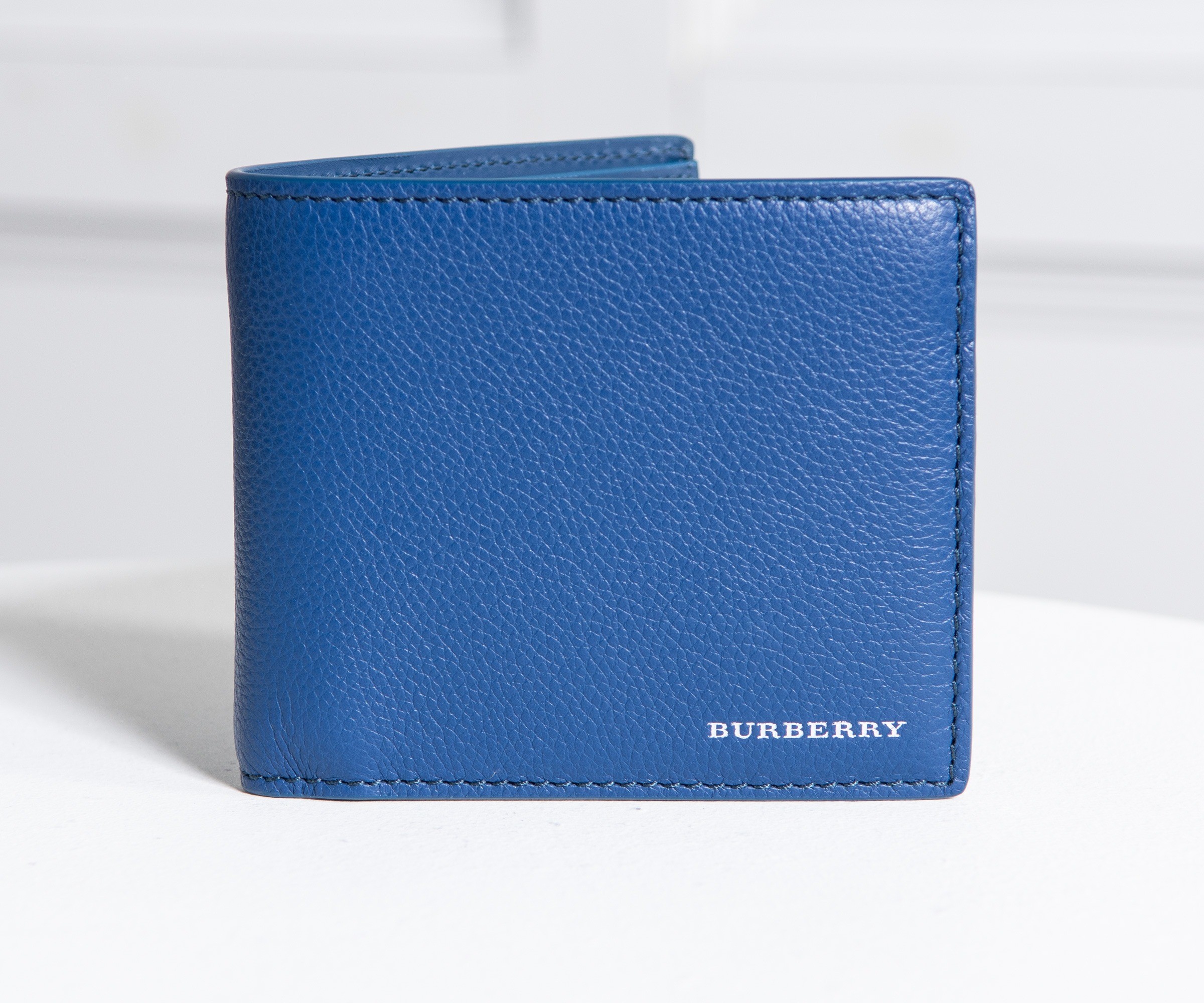 Burberry Blue Wallets For Men