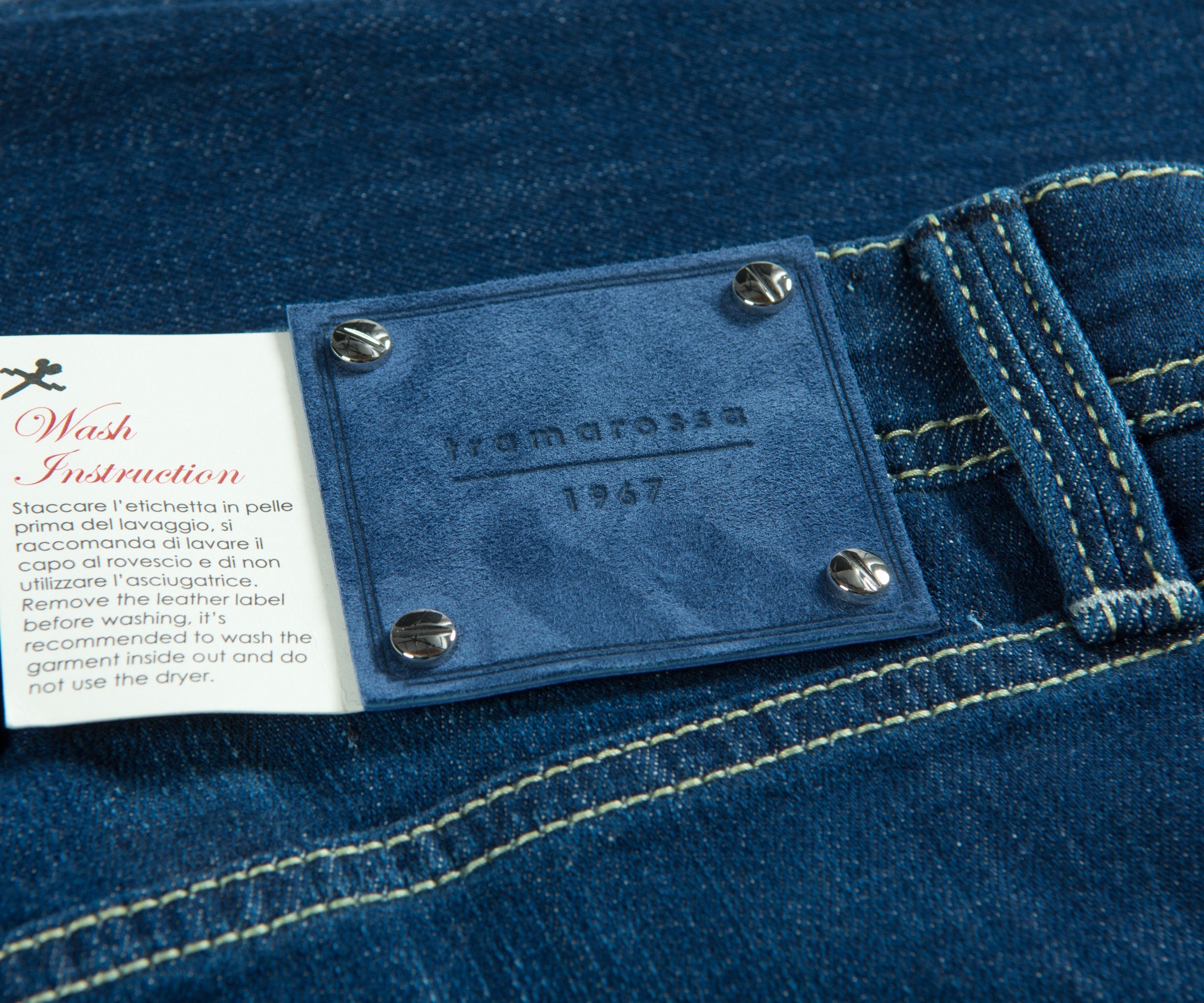 Tramarossa 1967 'Leonardo' 6 Month Wash Super Soft Jeans Mid Blue