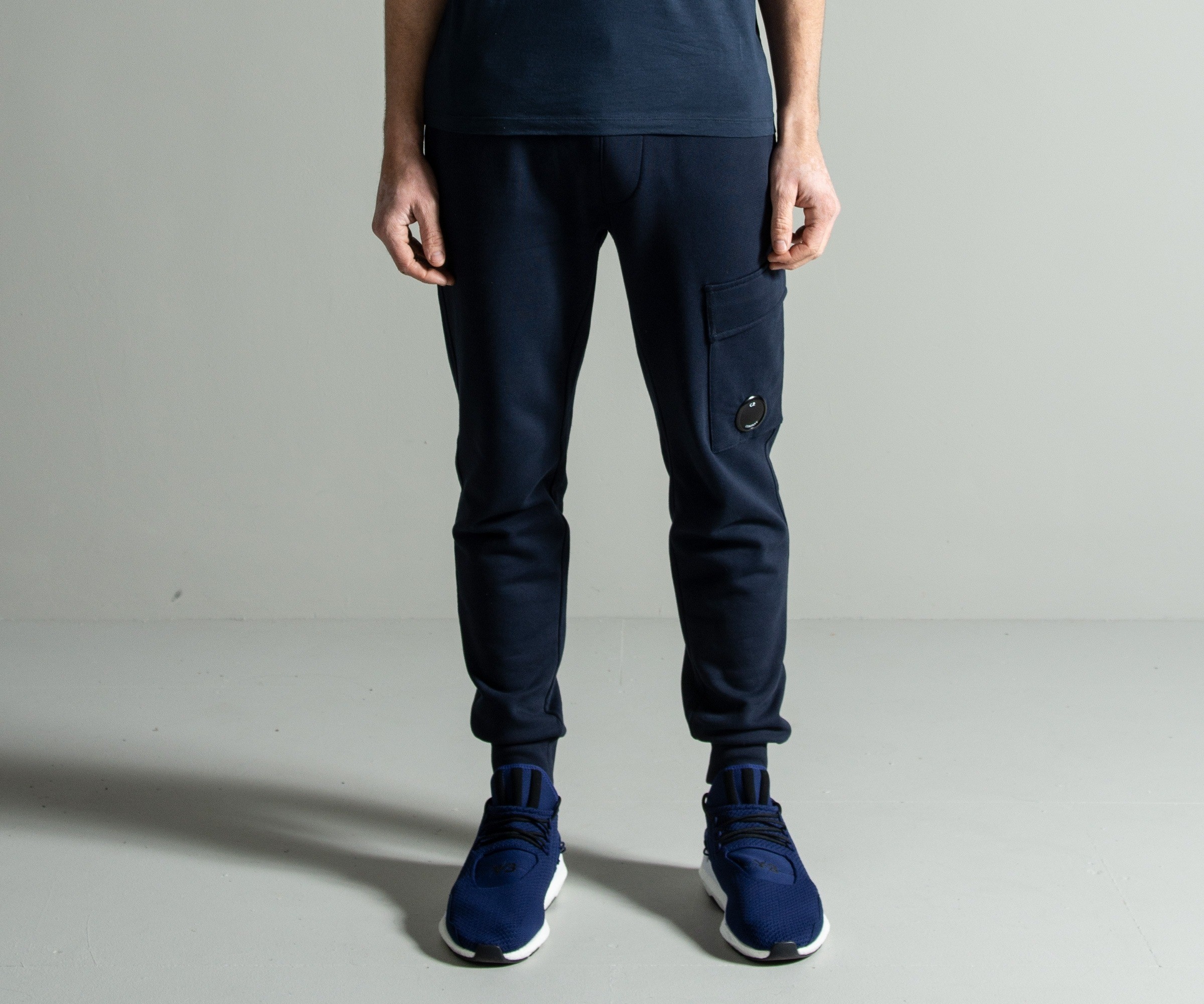 CP Company Jogging Pants With Lens Logo Navy