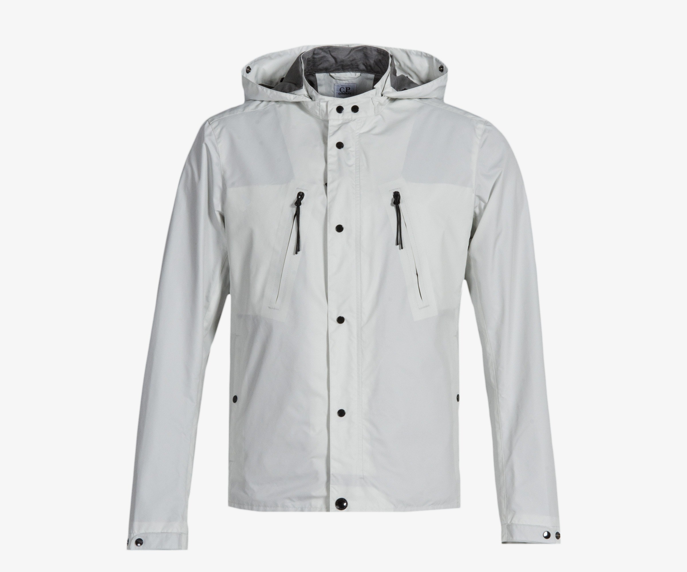 CP Company C.P. Company 'Micro-M' Goggle Hood Jacket Off White