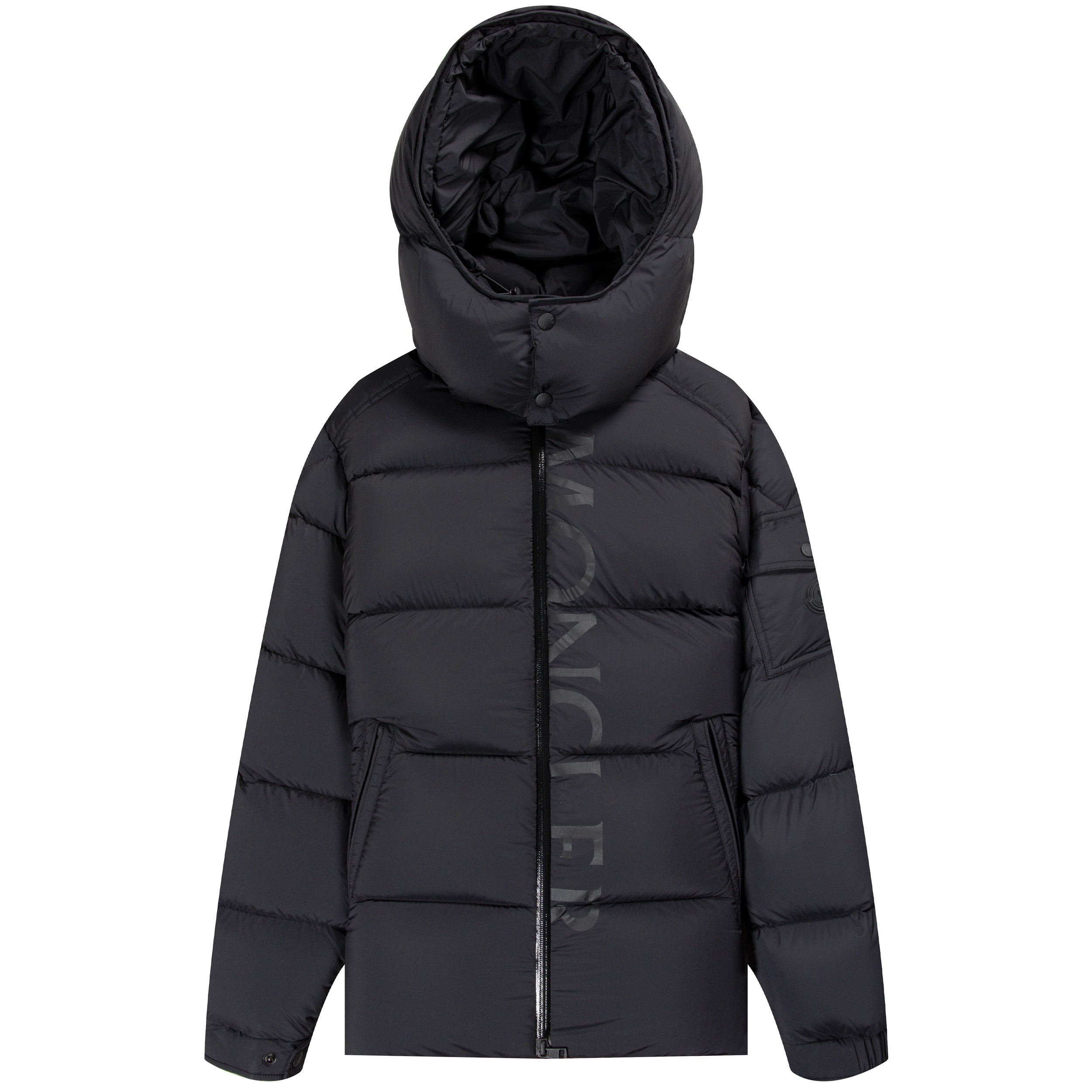 Moncler Maures Down Hooded Jacket Black