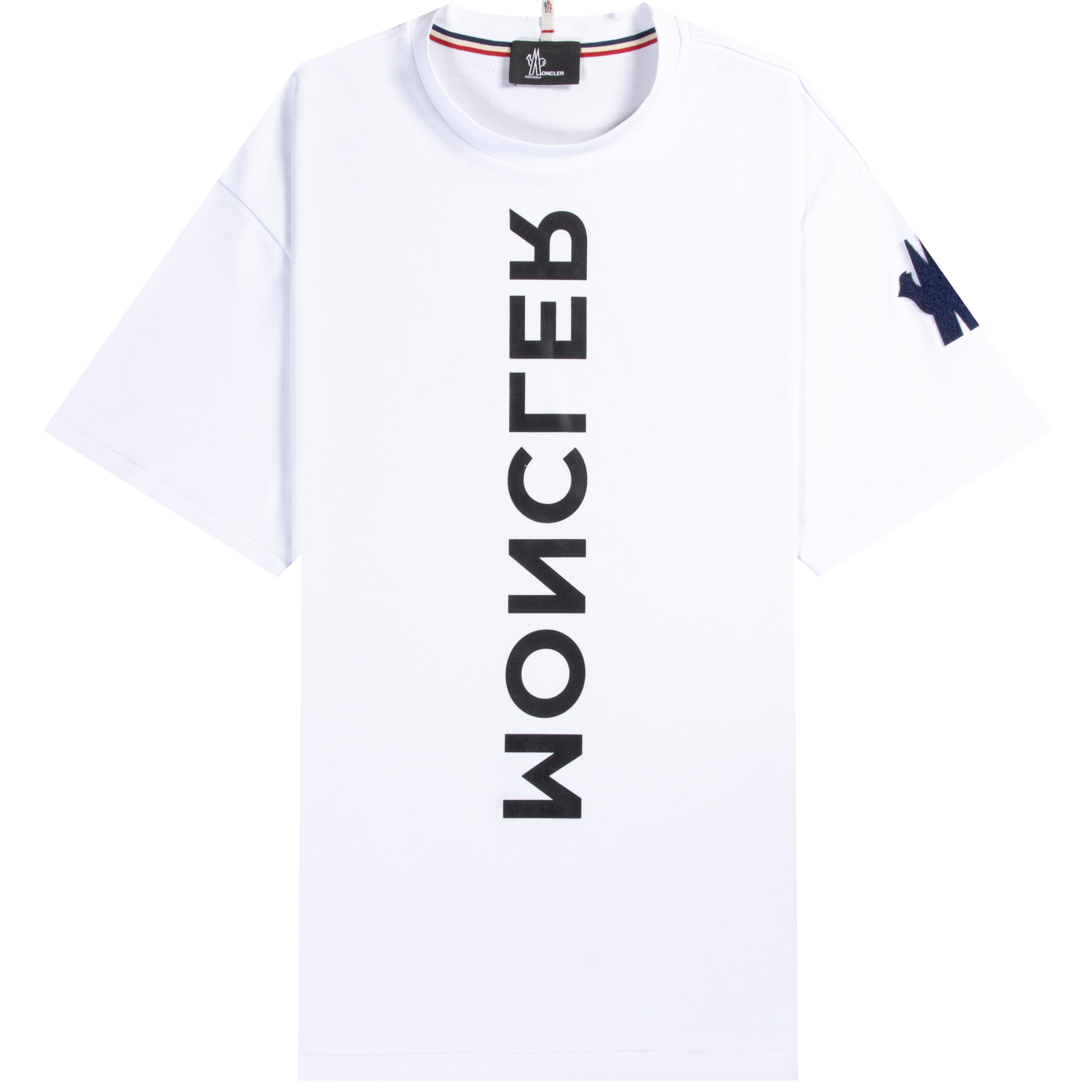 Moncler Grenoble 'Maglia' Front Logo T-Shirt White