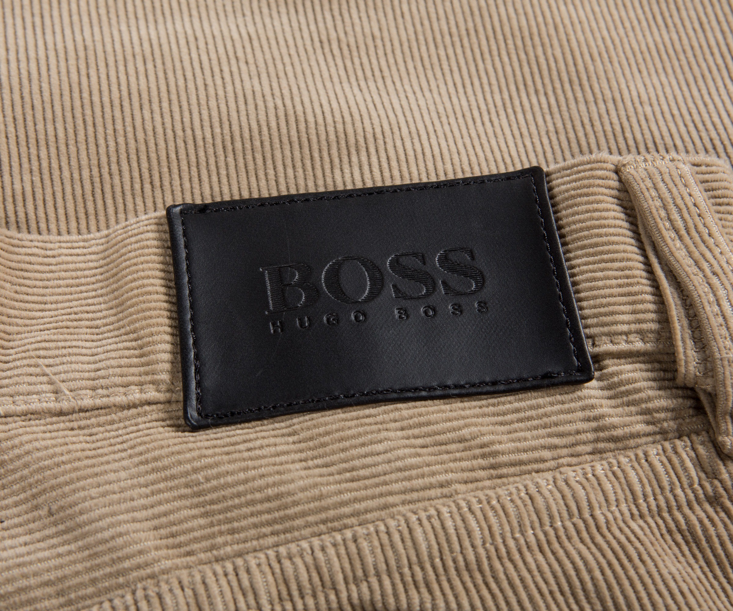 Hugo Boss Montana 5 Pocket Cord Jeans Sand