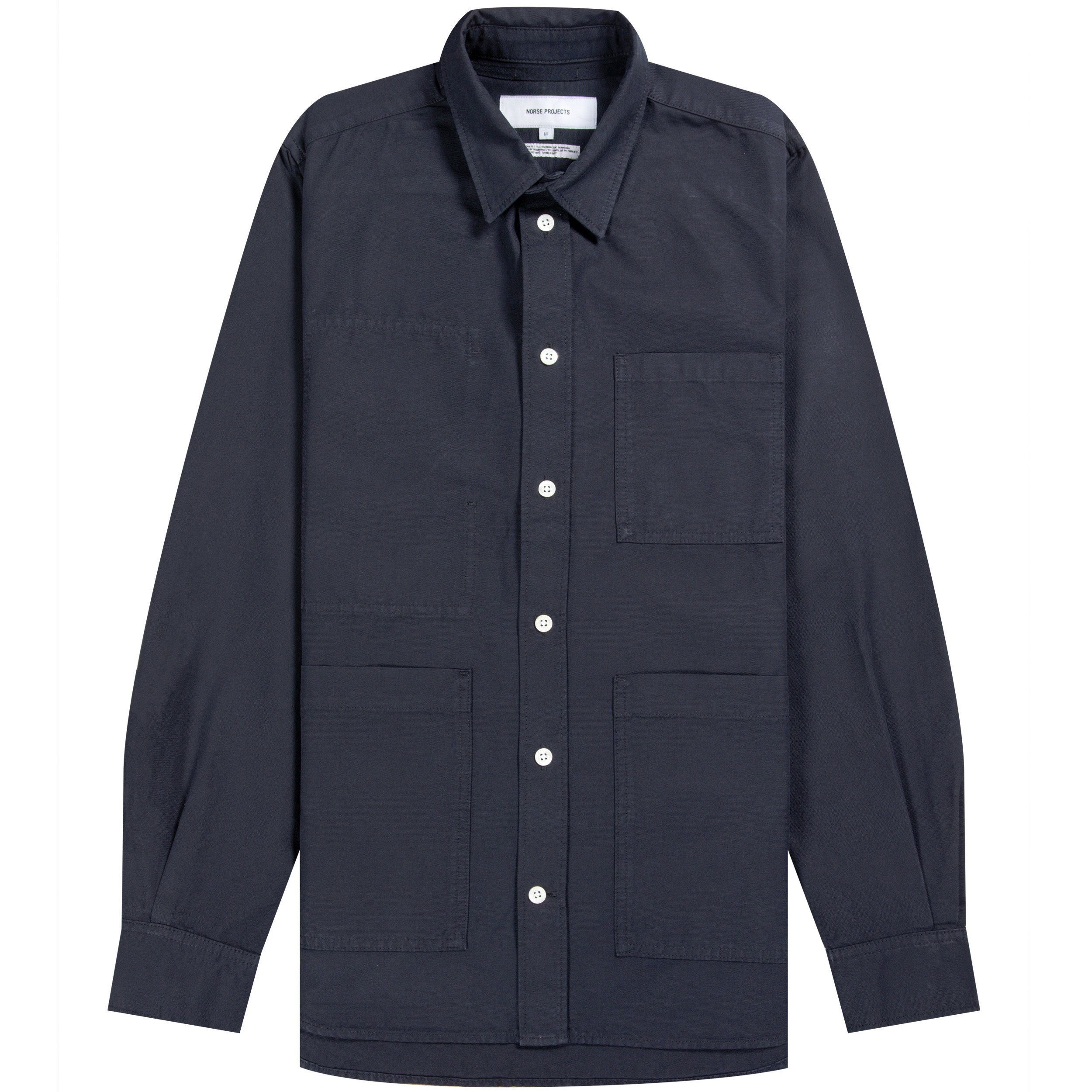 Norse Projects Thorsten Canvas Shirt Navy
