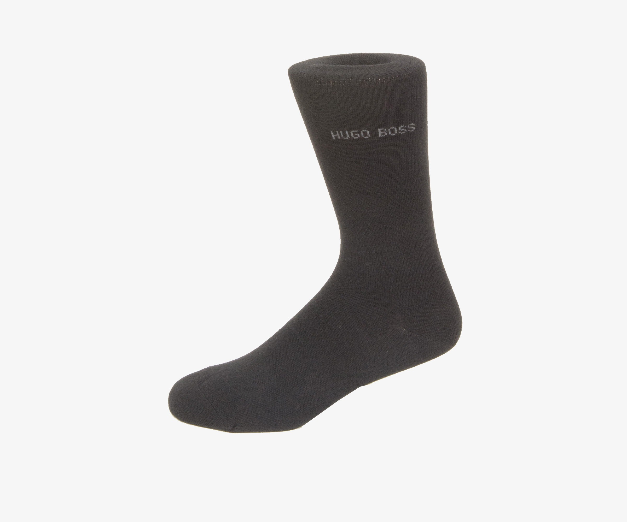 HUGO BOSS One Size Plain Socks Black